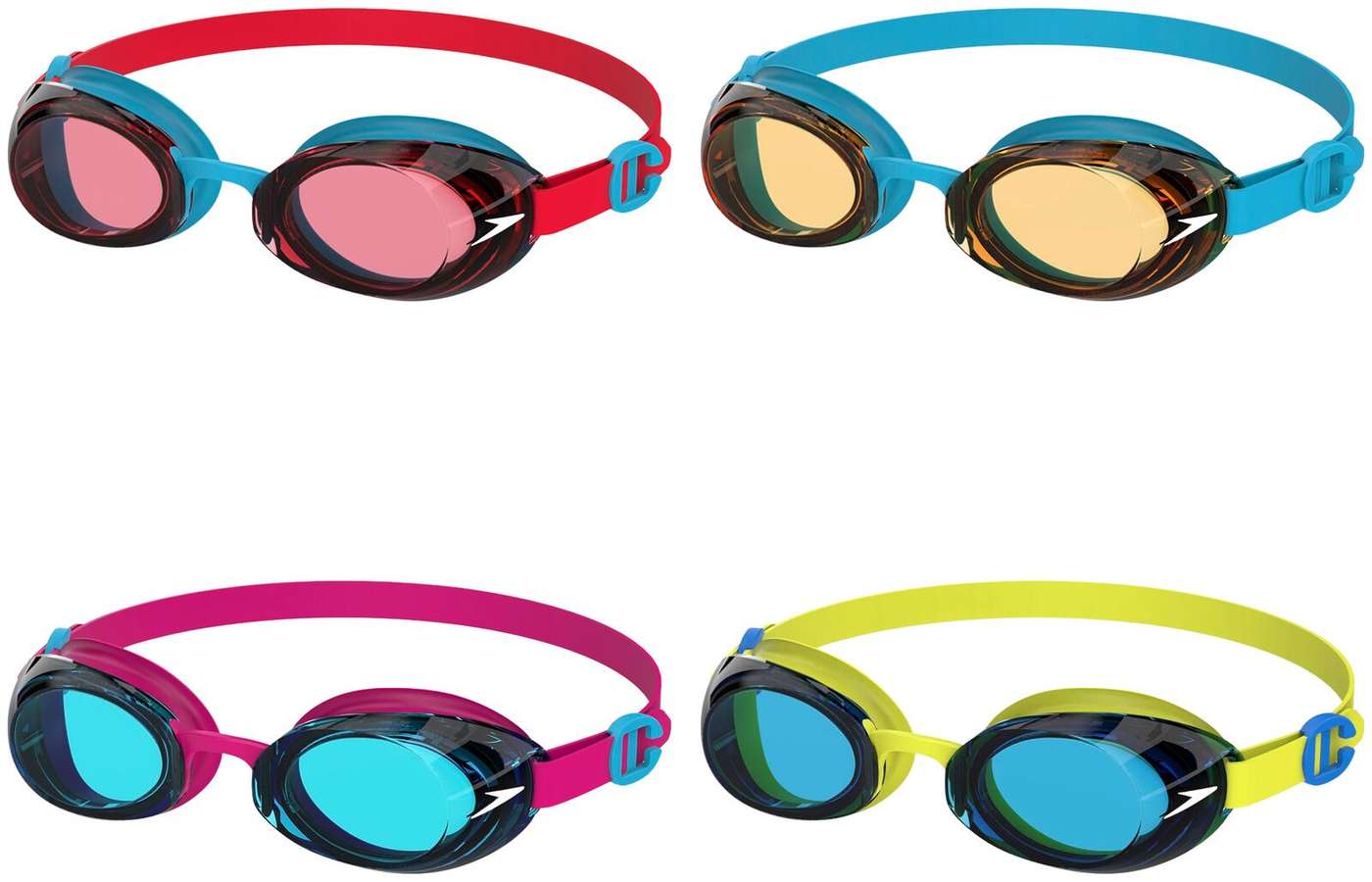 Очки для плавания Speedo Jet 2. 0 Junior (цвет Ассорти из 4 цветов)
