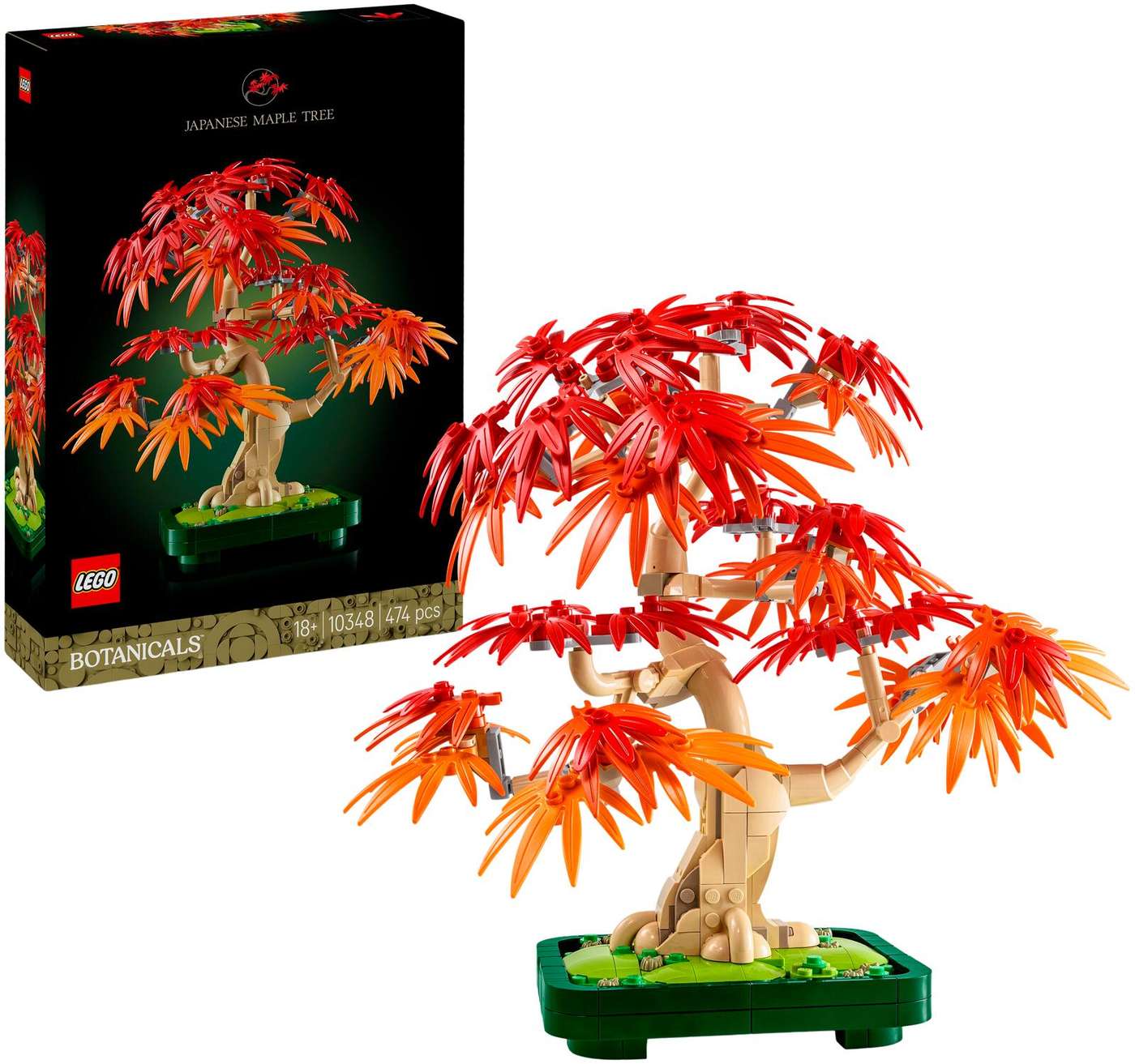 LEGO® Botanicals (10348) Дерево бонсай японского клена с красными листьями