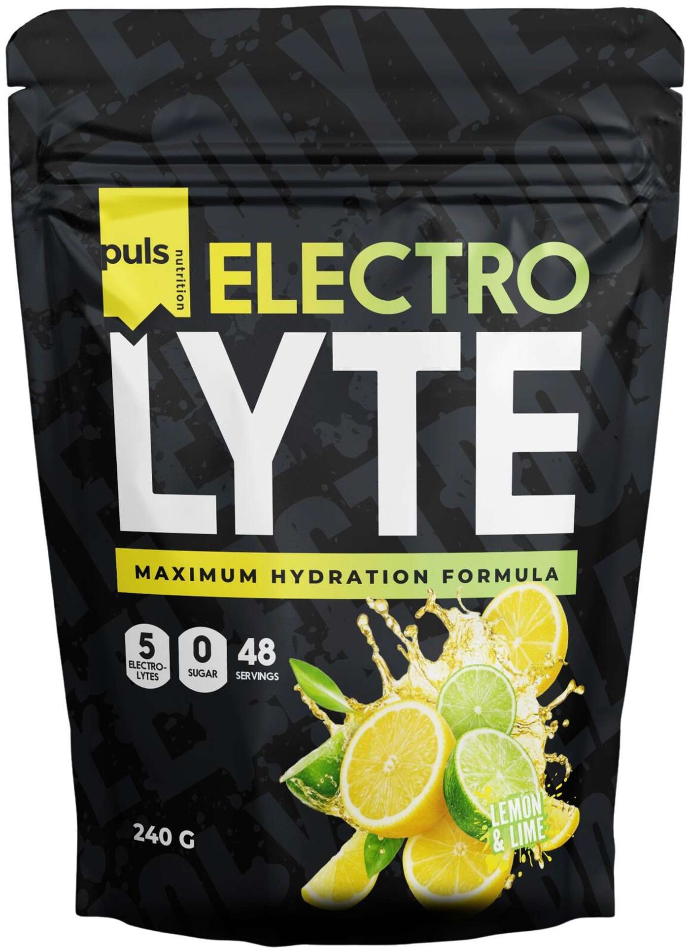 PULS Nutrition Электролитный порошок лимон-лайм 240г