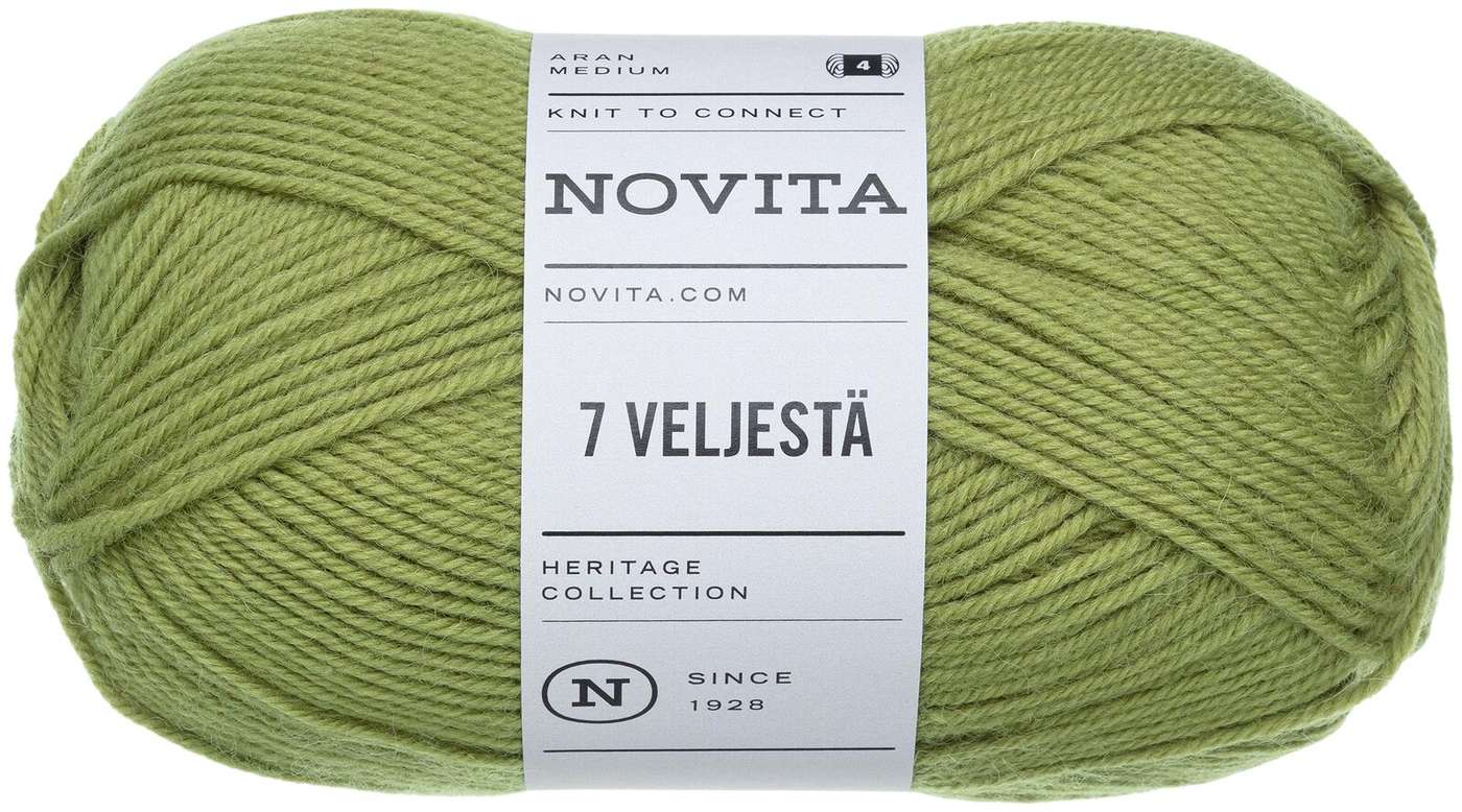Novita lanka 7 From Velje 100 г артишока 330 (цвет Артишок)