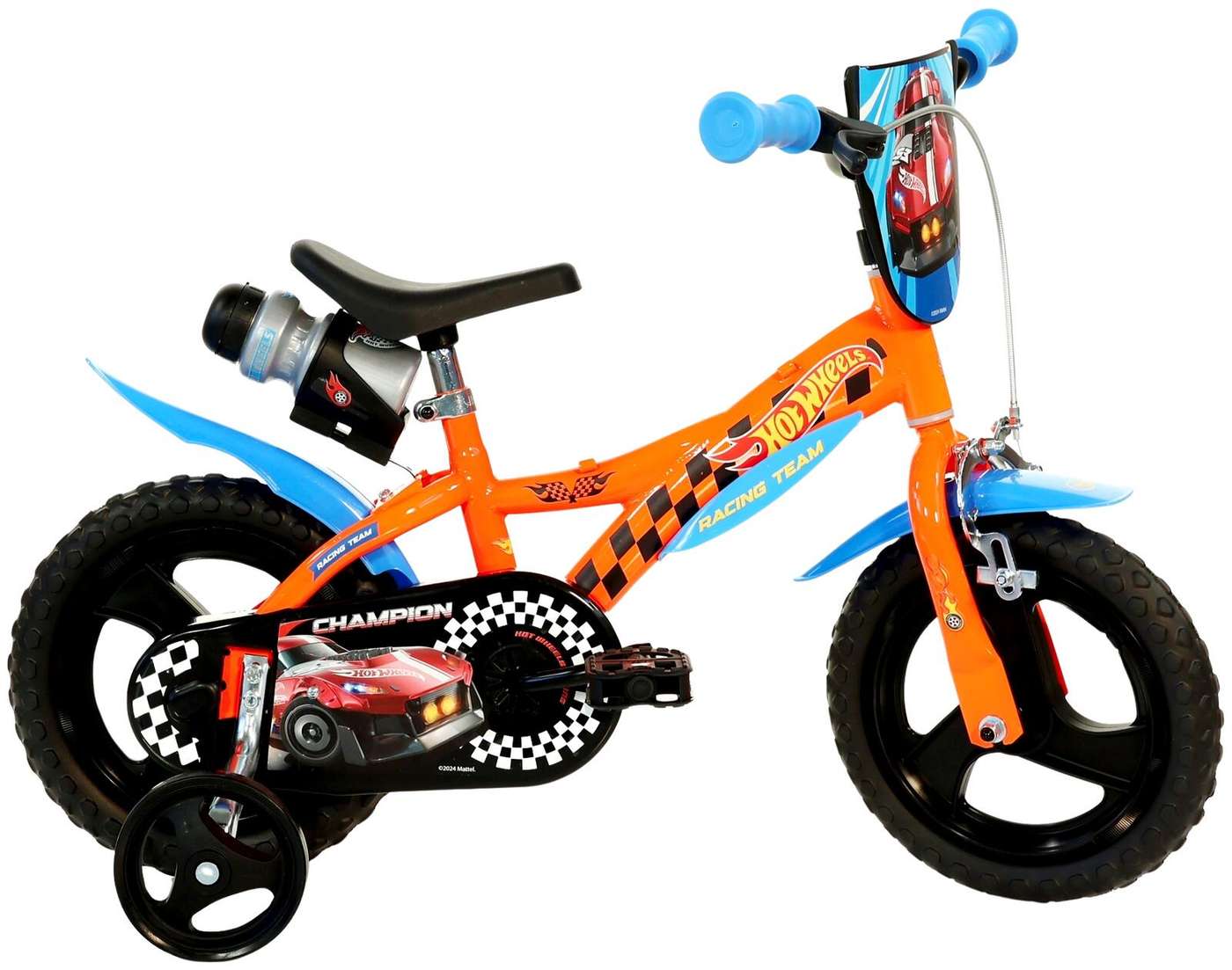 Велосипед Hot Wheels 12 дюймов 1 передача оранжевый