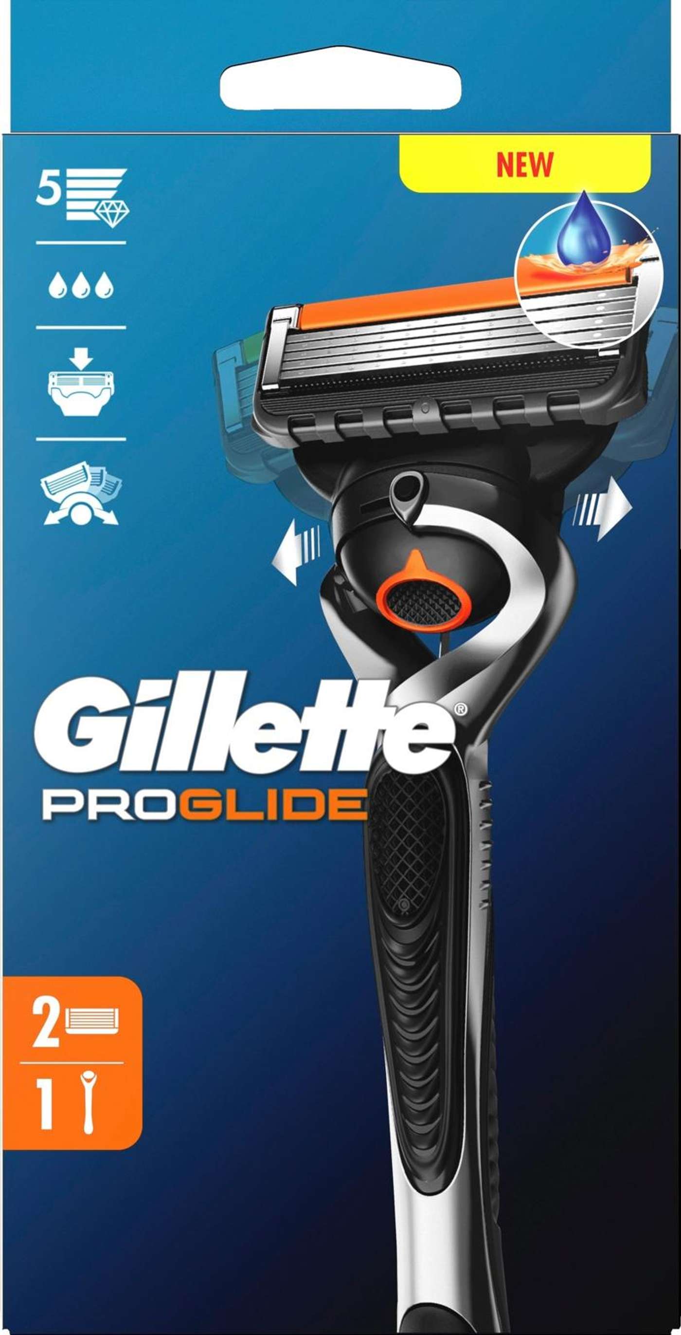 Бритва Gillette Proglide + 1 сменное лезвие