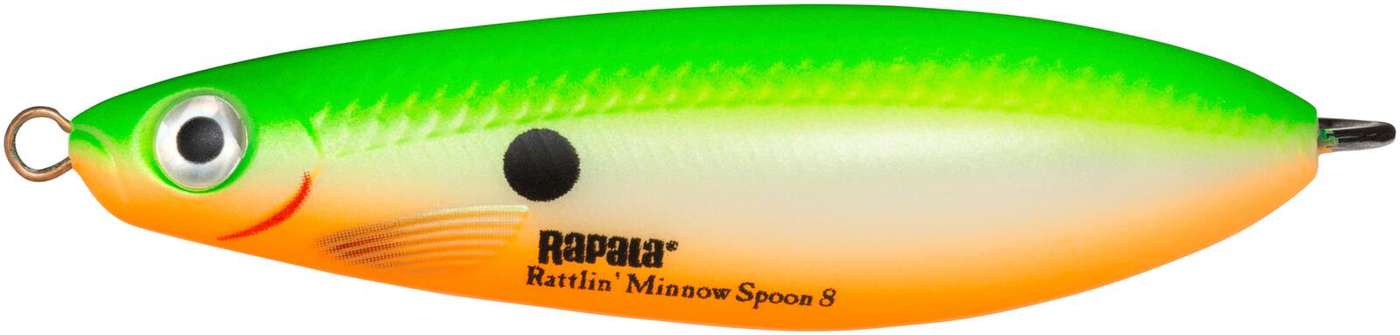 Блесна Rapala Rattlin' Minnow Spoon 08 GSU