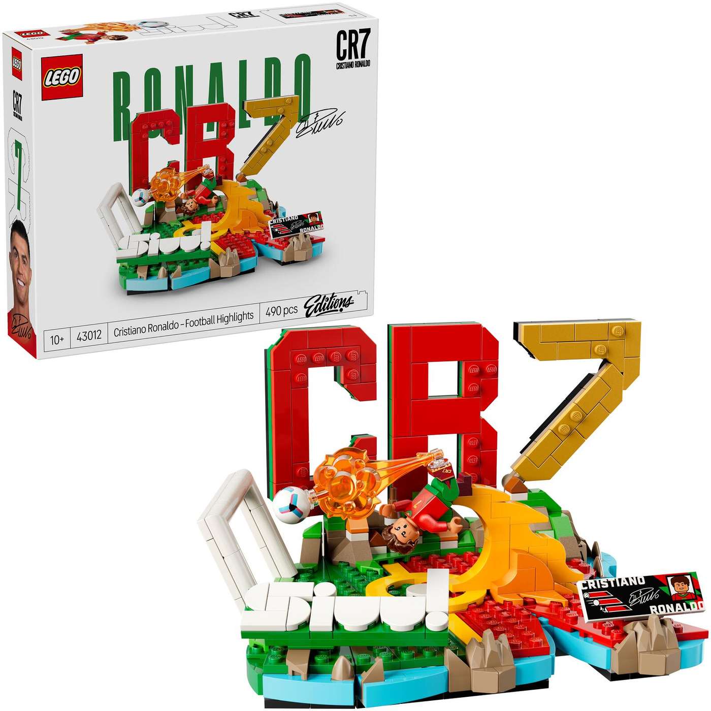 LEGO® Editions Football 43012 Криштиану Роналду - моменты футбольной звезды