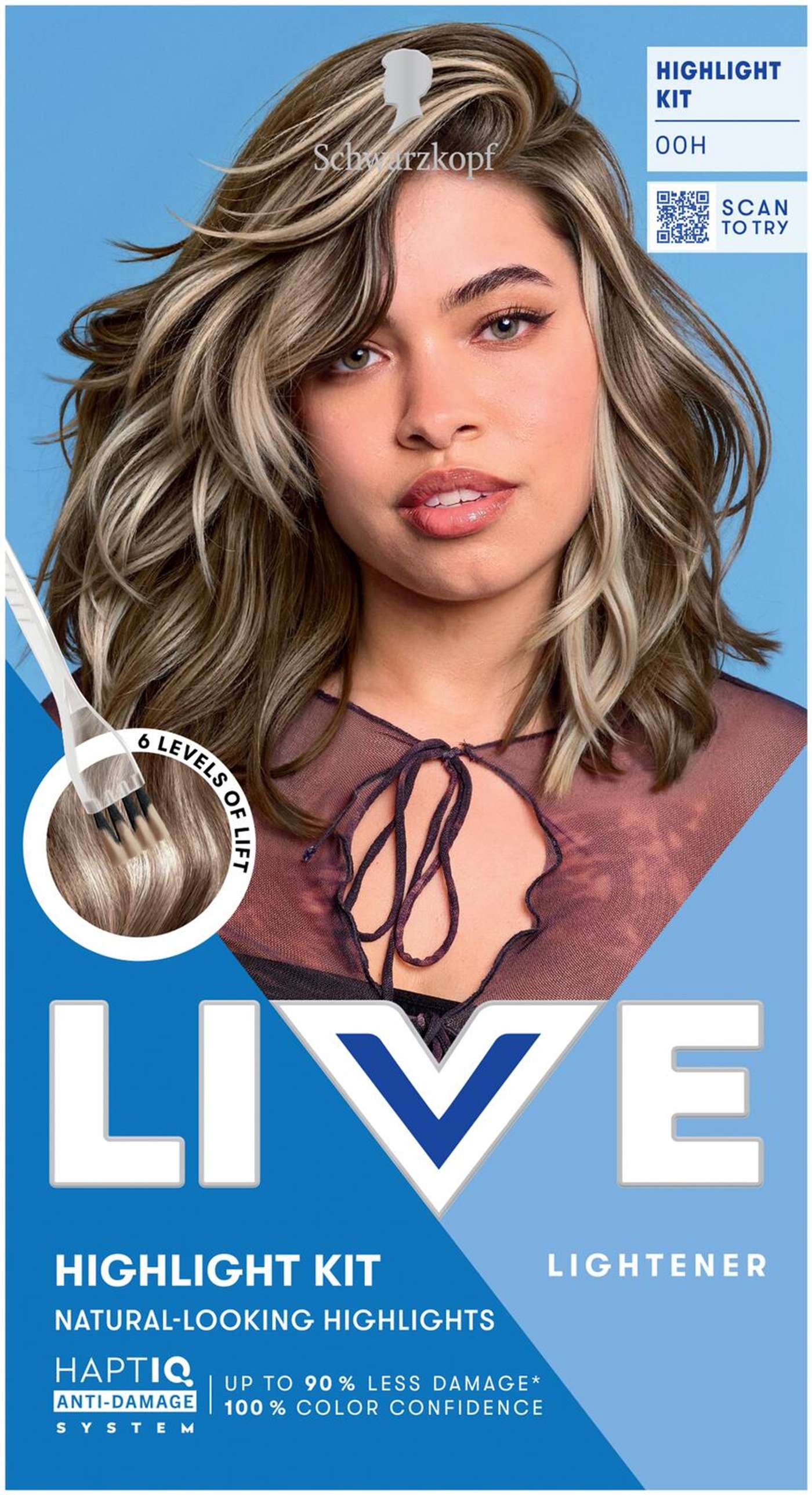 Комплект хайлайтеров Schwarzkopf LIVE 00H