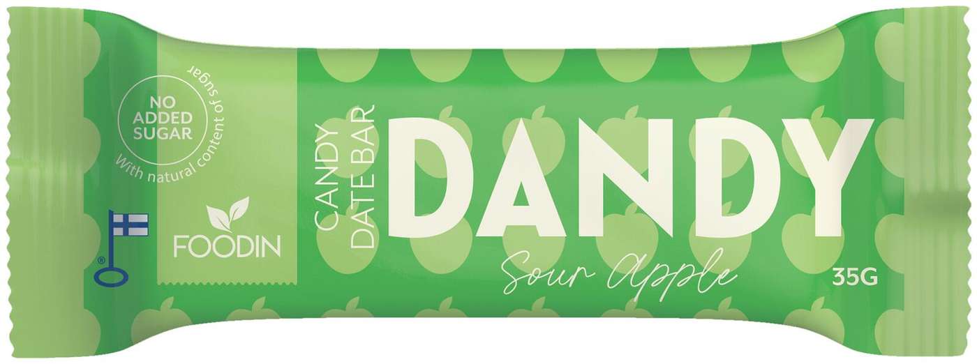 Батончик Foodin Dandy, кислое яблоко, 35г