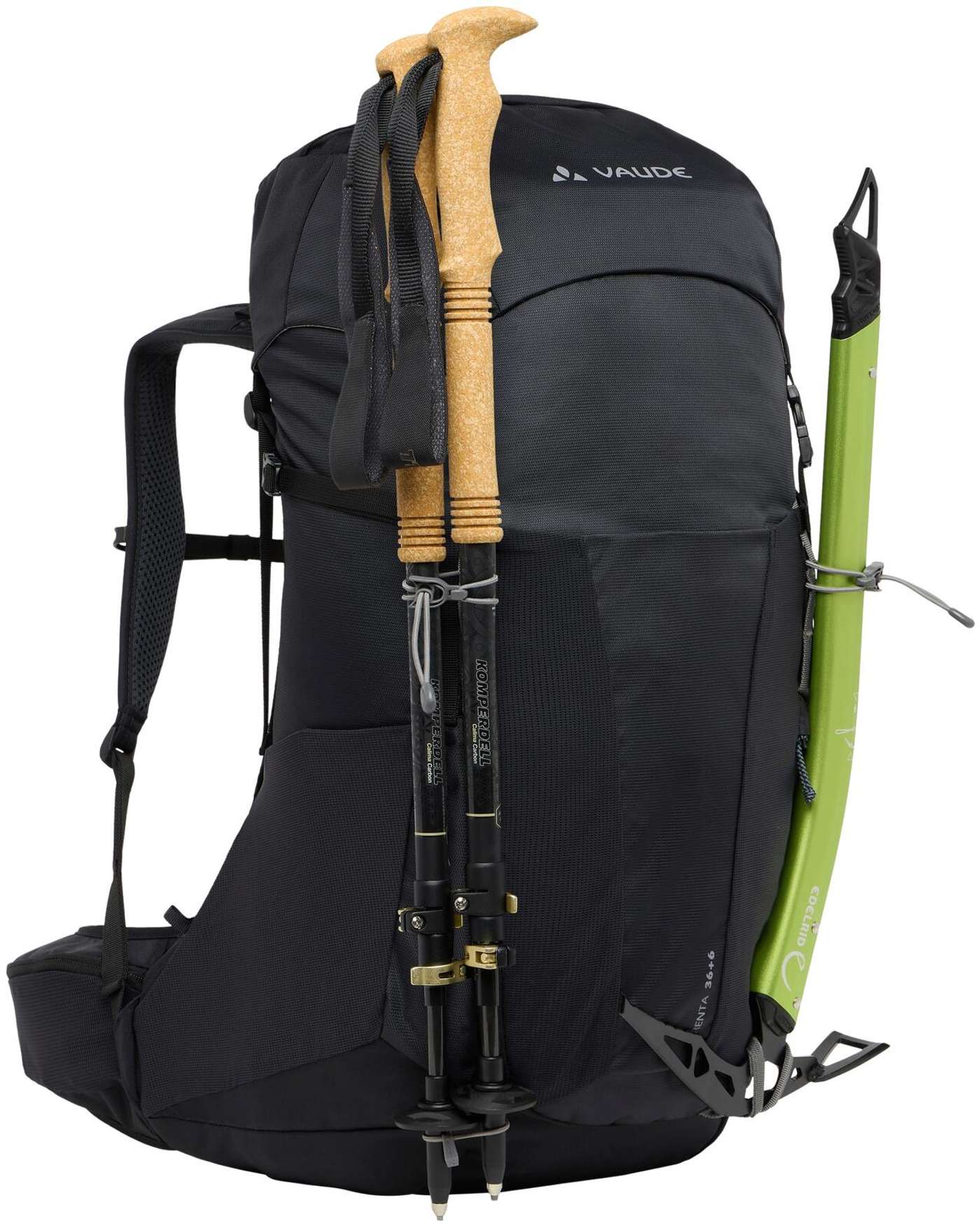 Рюкзак Vaude с сетчатой ​​спинкой Brenta 36 + 6 литров (цвет черный)