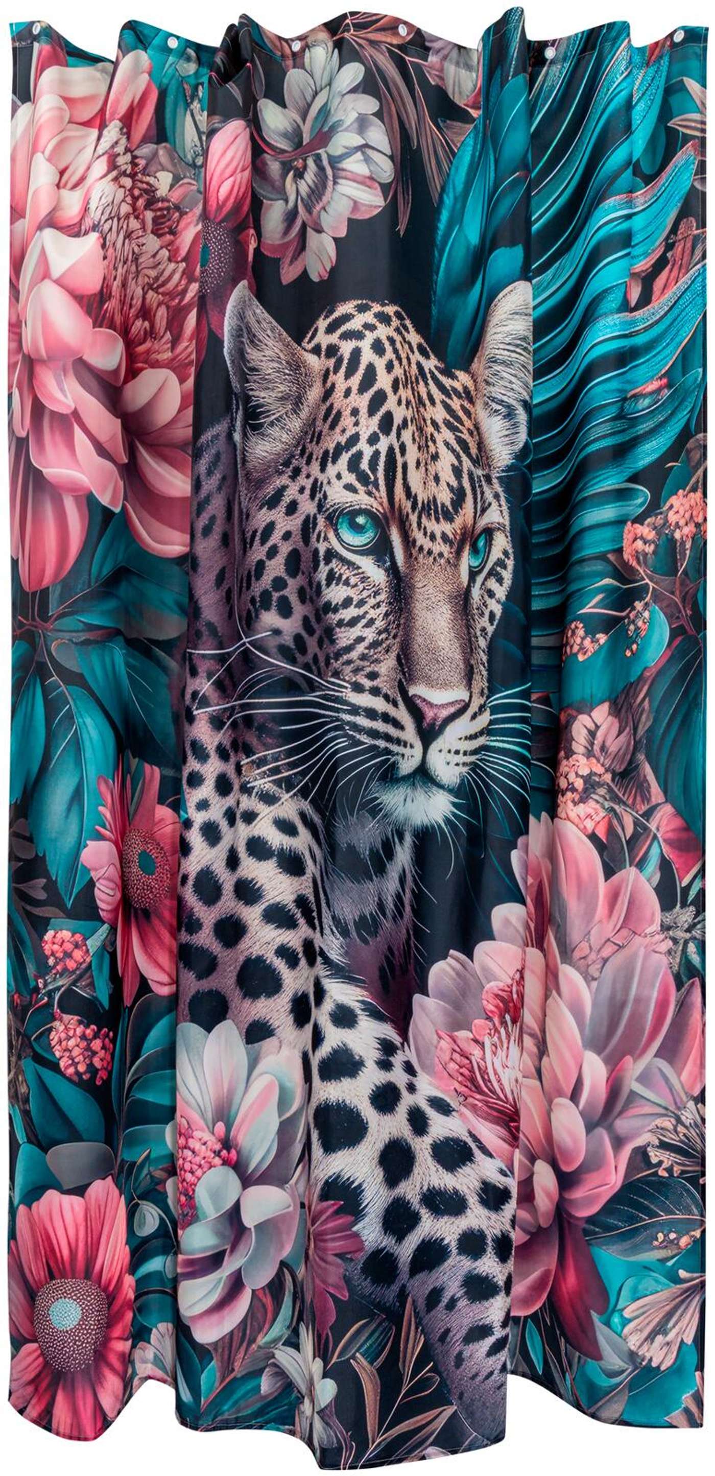 Штора для душа House Leopard 180x200 см, разноцветная (цвет многоцветный)
