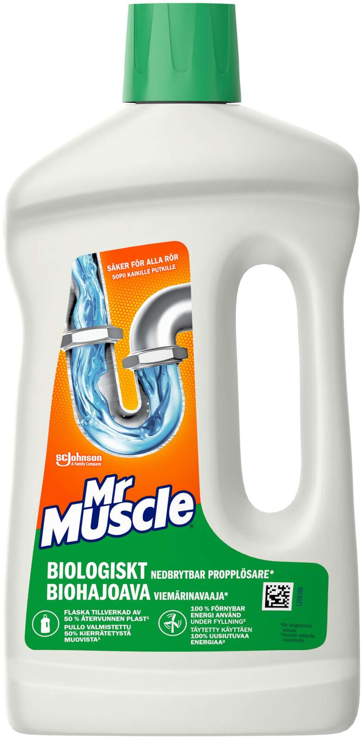 Биоразлагаемая сливная пробка Mr Muscle 750 мл