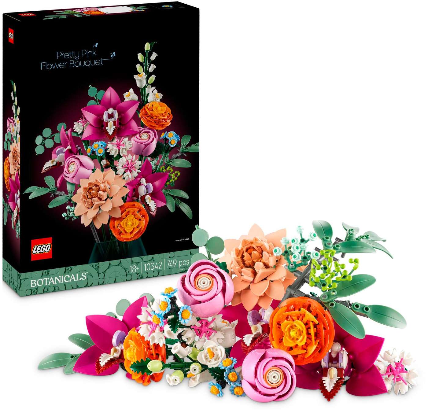 LEGO® Botanicals 10342 Красивый розовый букет