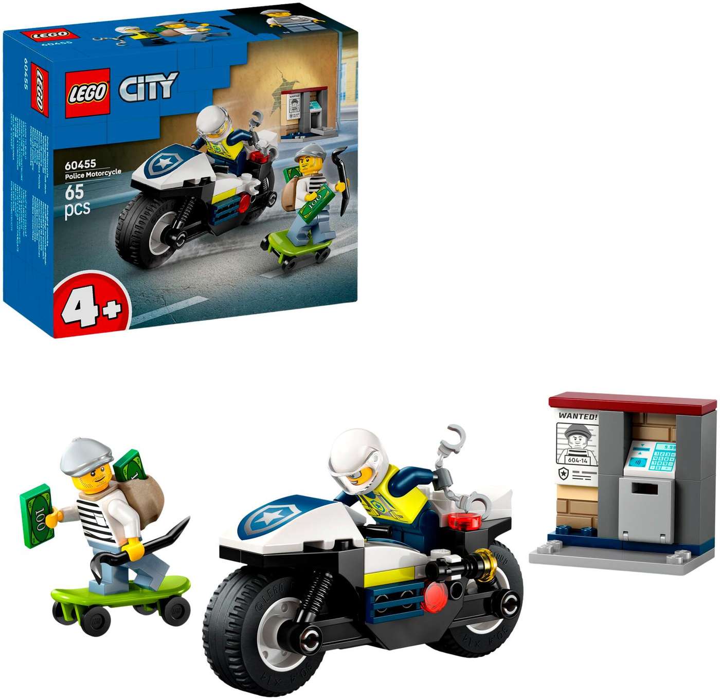 LEGO® City Police (60455) Полицейская погоня на мотоцикле