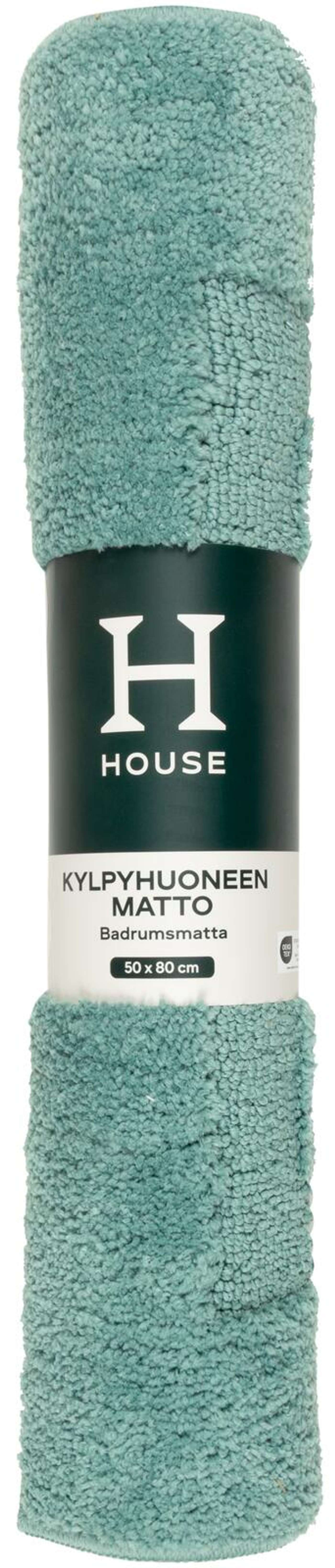 Коврик для ванной комнаты House Bea 50x80 см, зеленый (цвет зеленый)