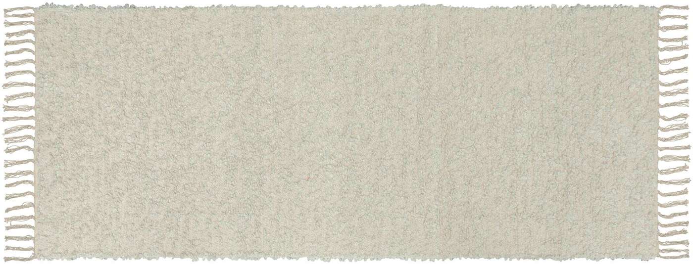 Ковер домашний Bouclee 80 x 200 см кремовый / бежевый (цвет кремово-белый / льняно-бежевый)