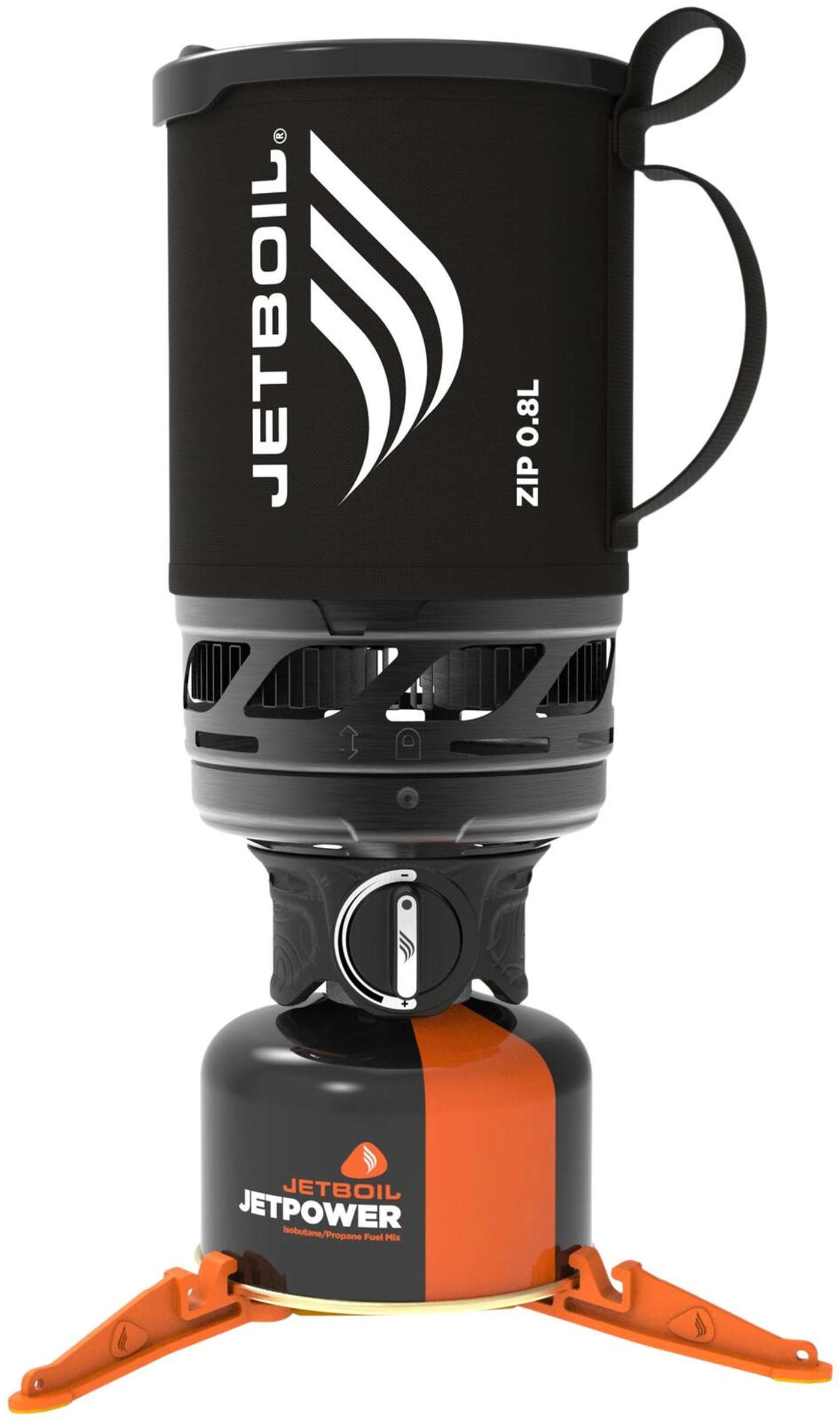 Дорожный чайник Jetboil Zip 0, 8л с чашкой, черный (цвет Углерод)