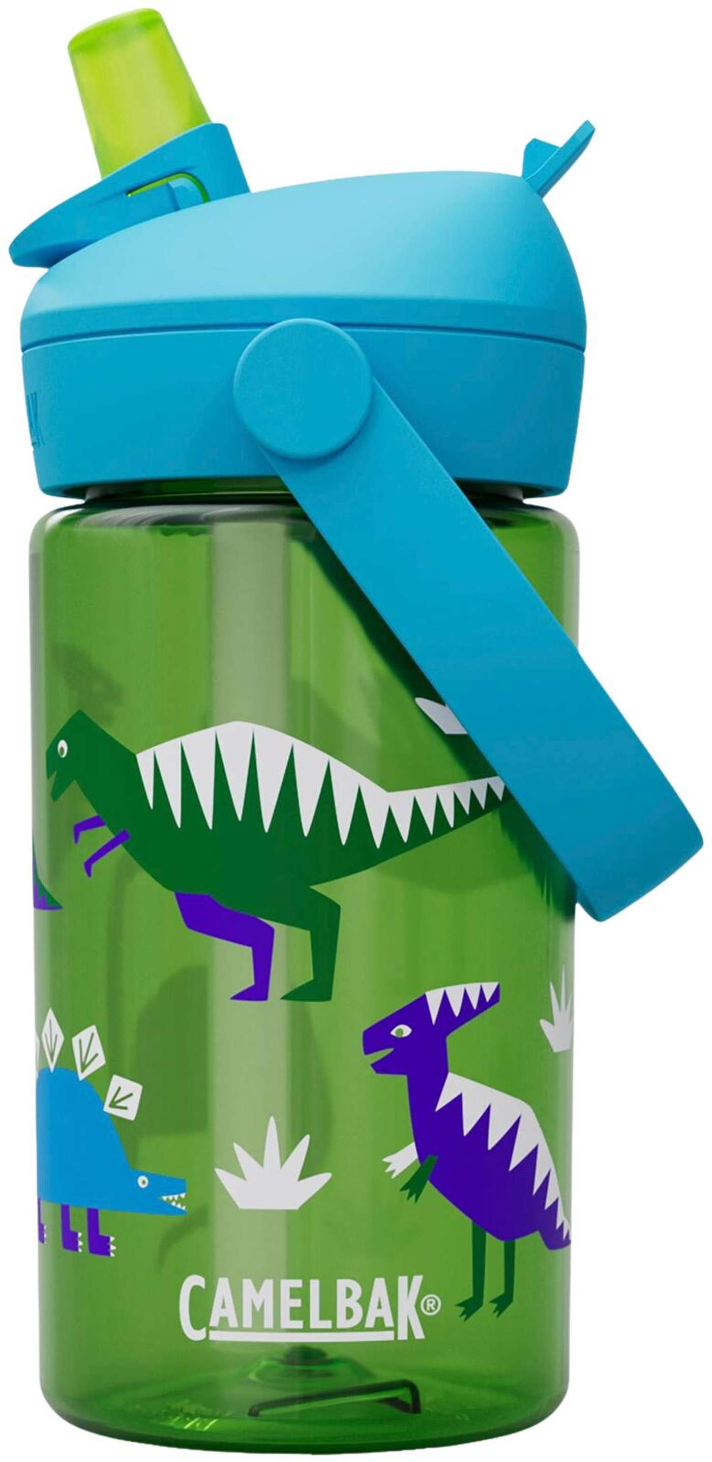Бутылка Camelbak с соломинкой Thrive Flip Straw Kids 0, 4 л Dinos (цвет Хип-динозавры)
