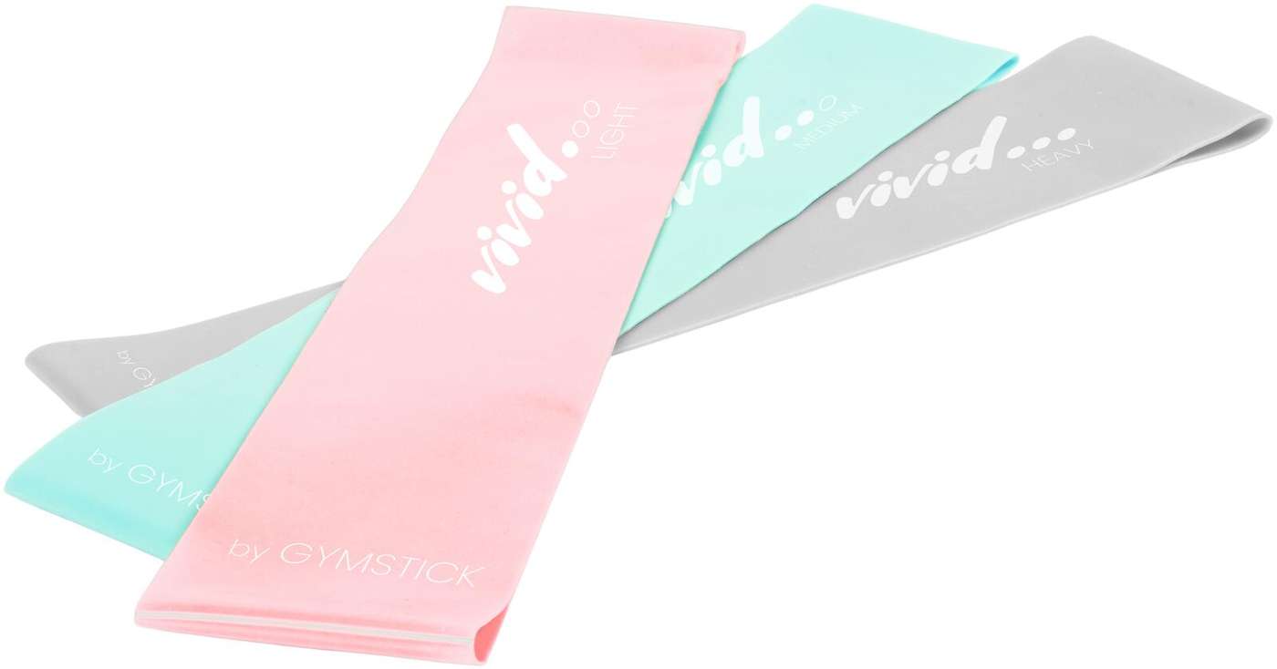 Набор резинок Gymstick Vivid Mini Band, 3 шт. (цвет разноцветный)
