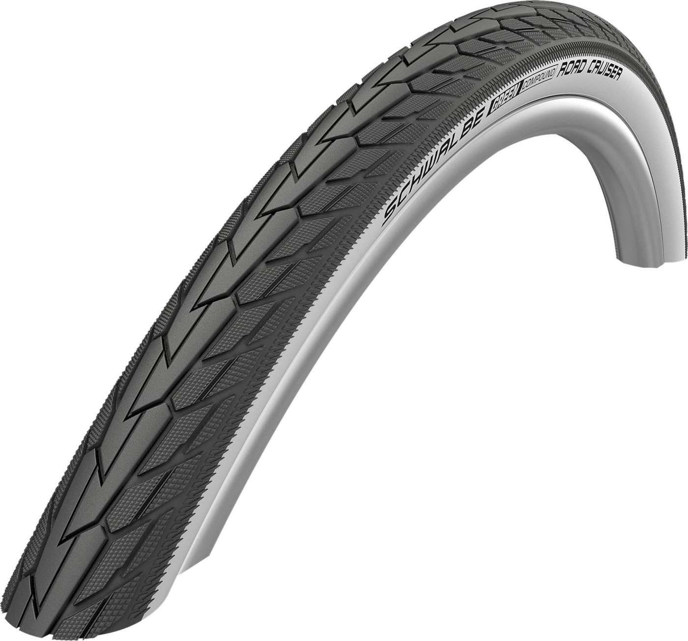 Внешняя покрышка для велосипеда Schwalbe Road Cruiser 28" 37-622 м / год (цвет Черный / белый)
