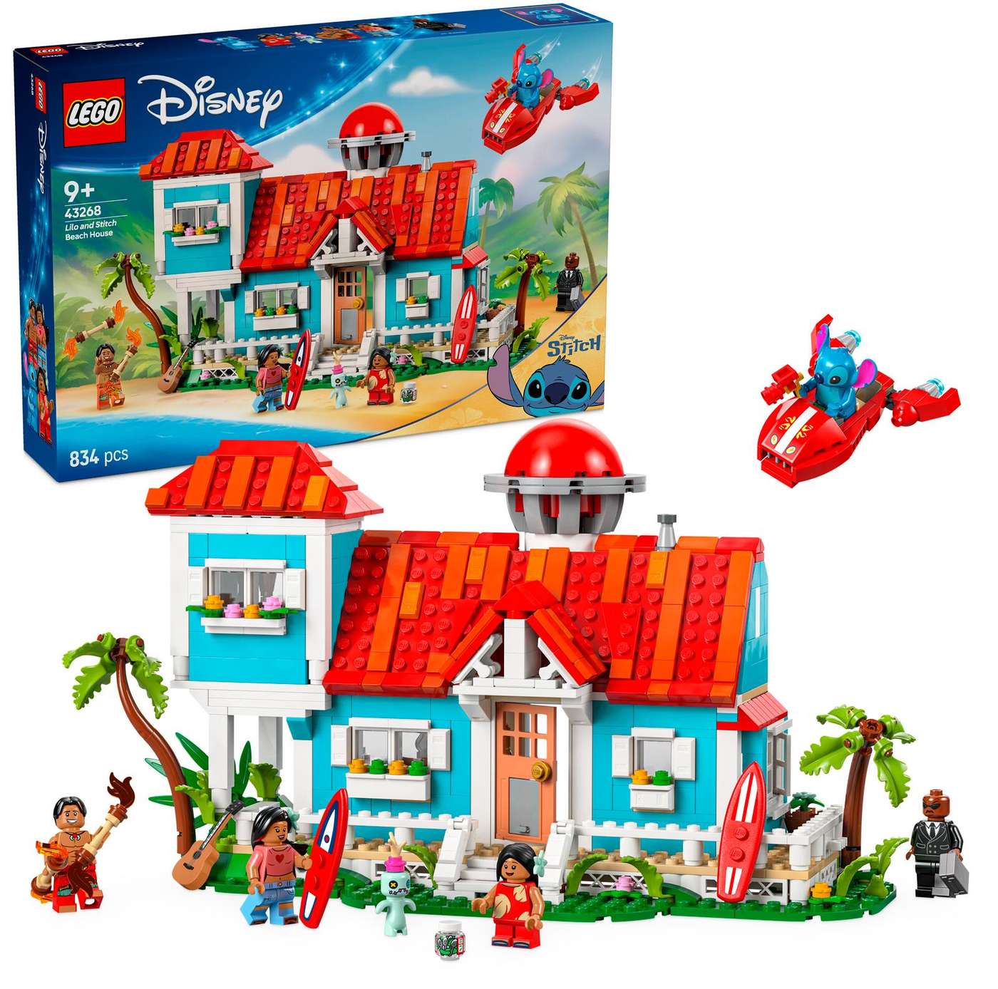 LEGO® Disney Classic 43268 Пляжный домик Лило и Стича