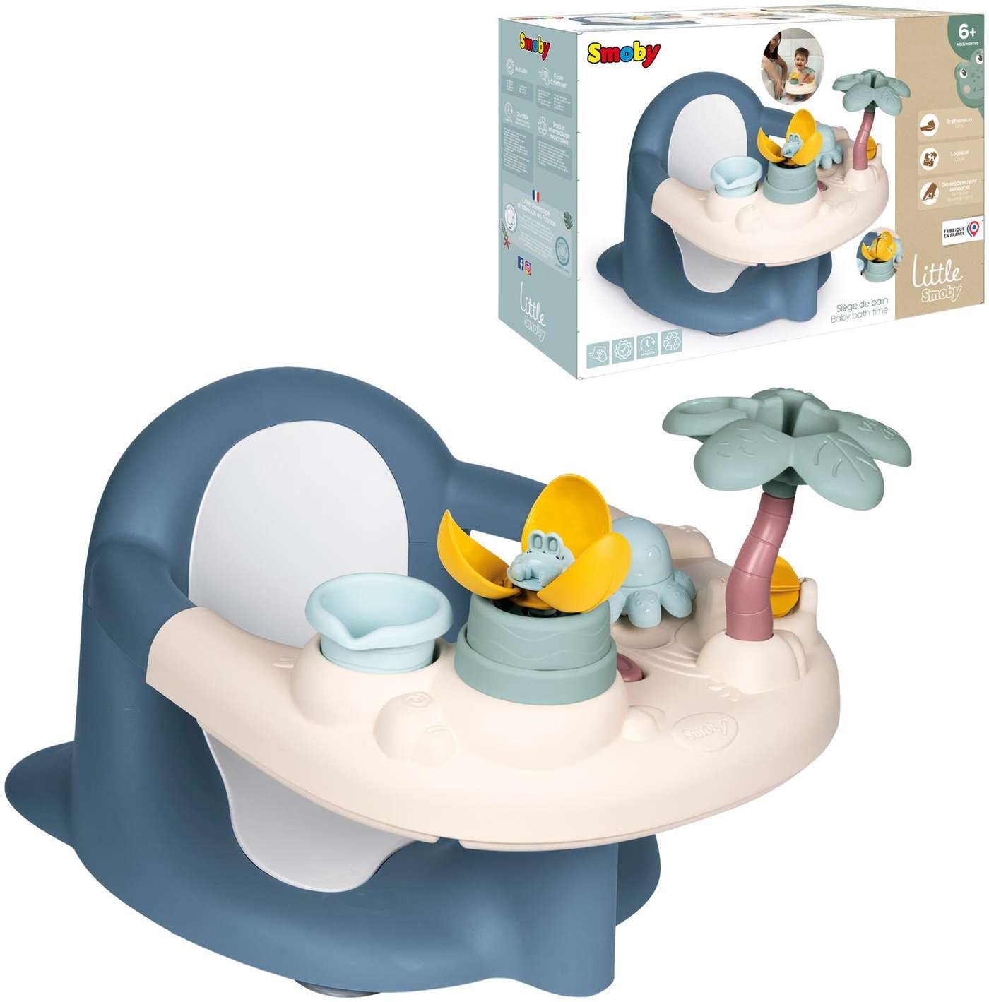 Сиденье для ванной Little Smoby Baby Bath Time 2в1