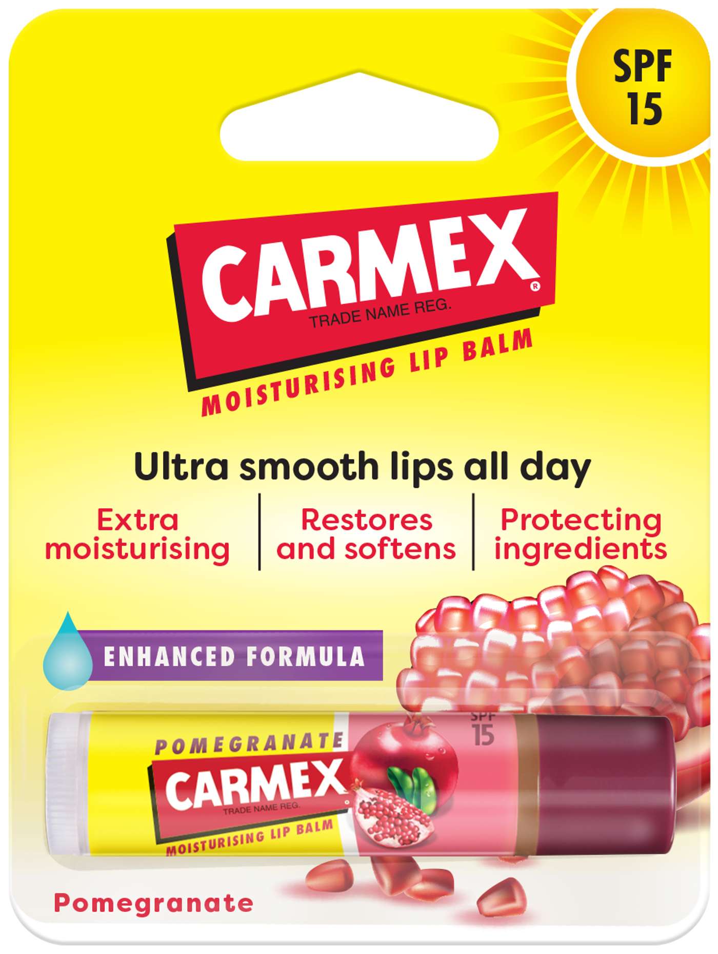 Carmex Гранатовый крем-карандаш для губ SPF 15 4, 25 г