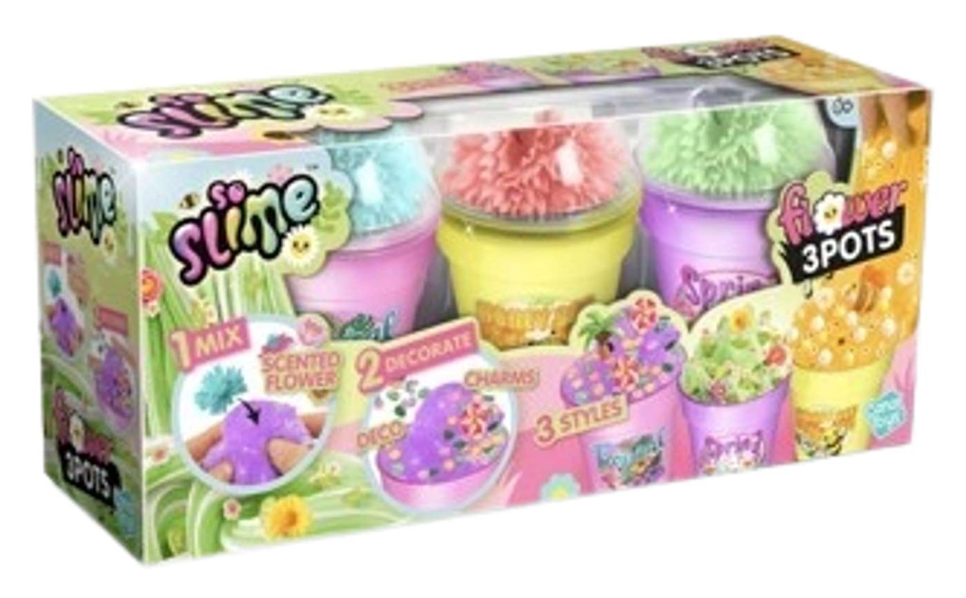 Цветочный горшок So Slime 3 шт.