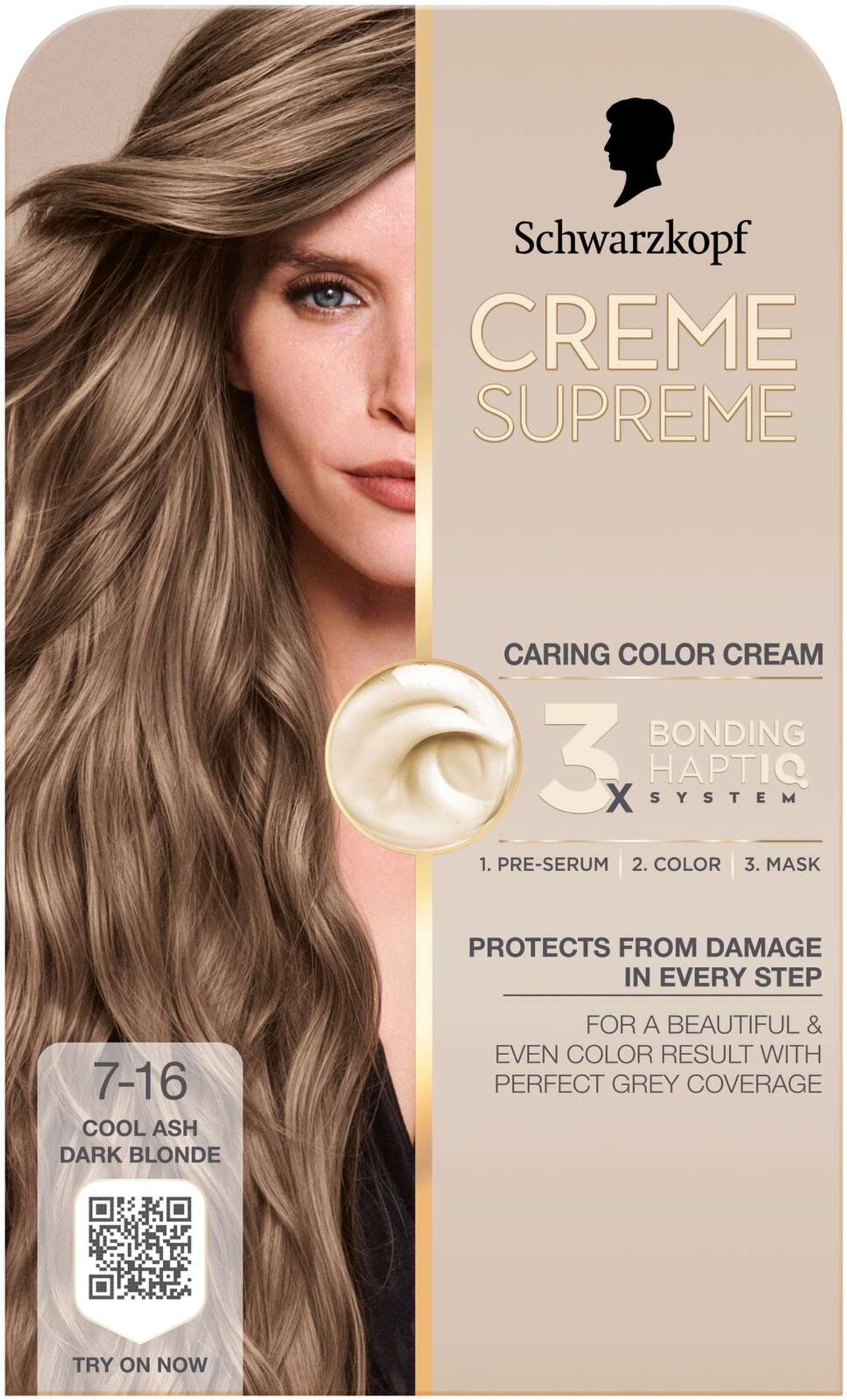 Creme Supreme 7-16 Холодный пепельный блондин