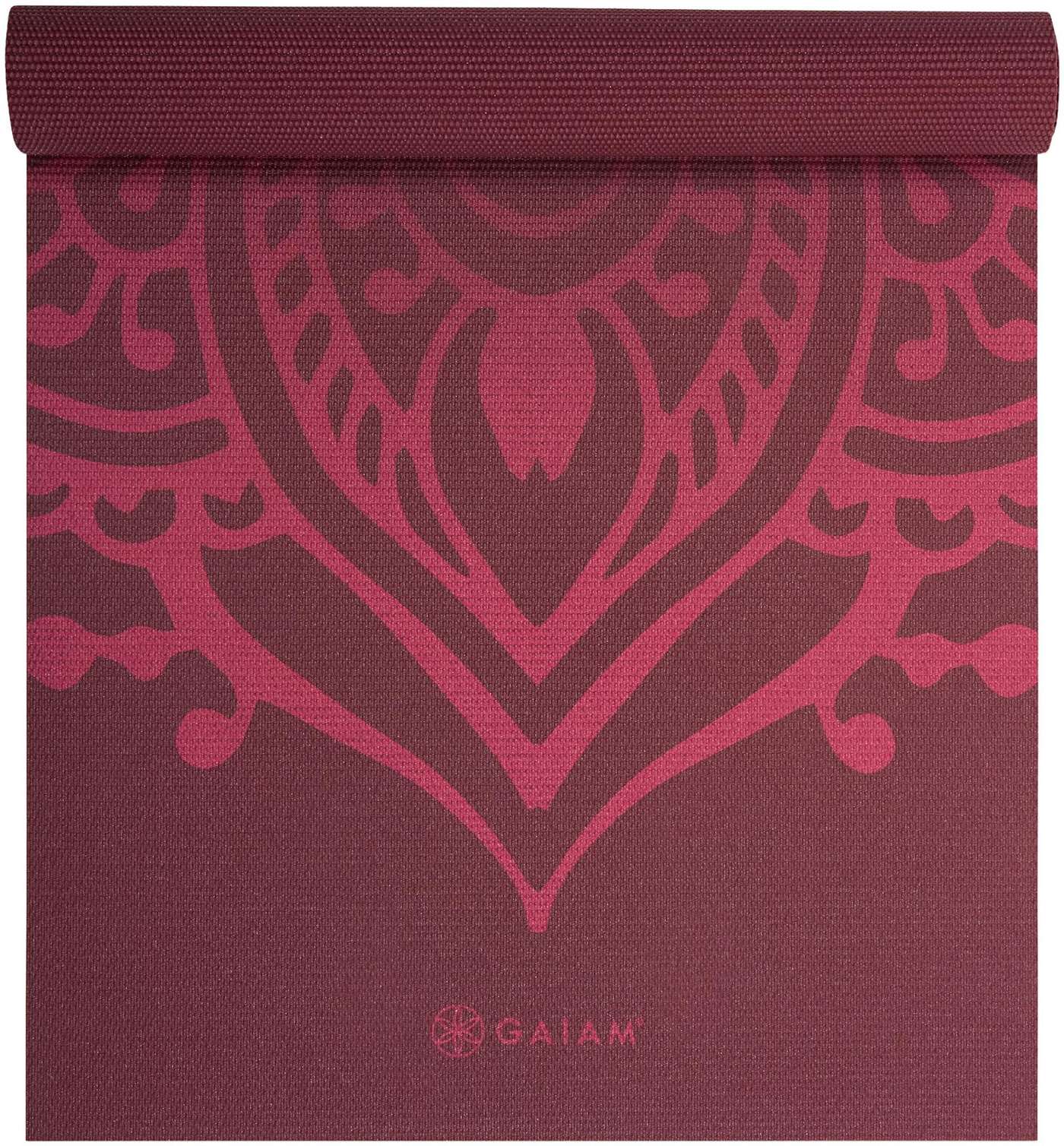 Коврик для йоги Gaiam Cherry Sundial Layers 5 мм (цвет вишня)