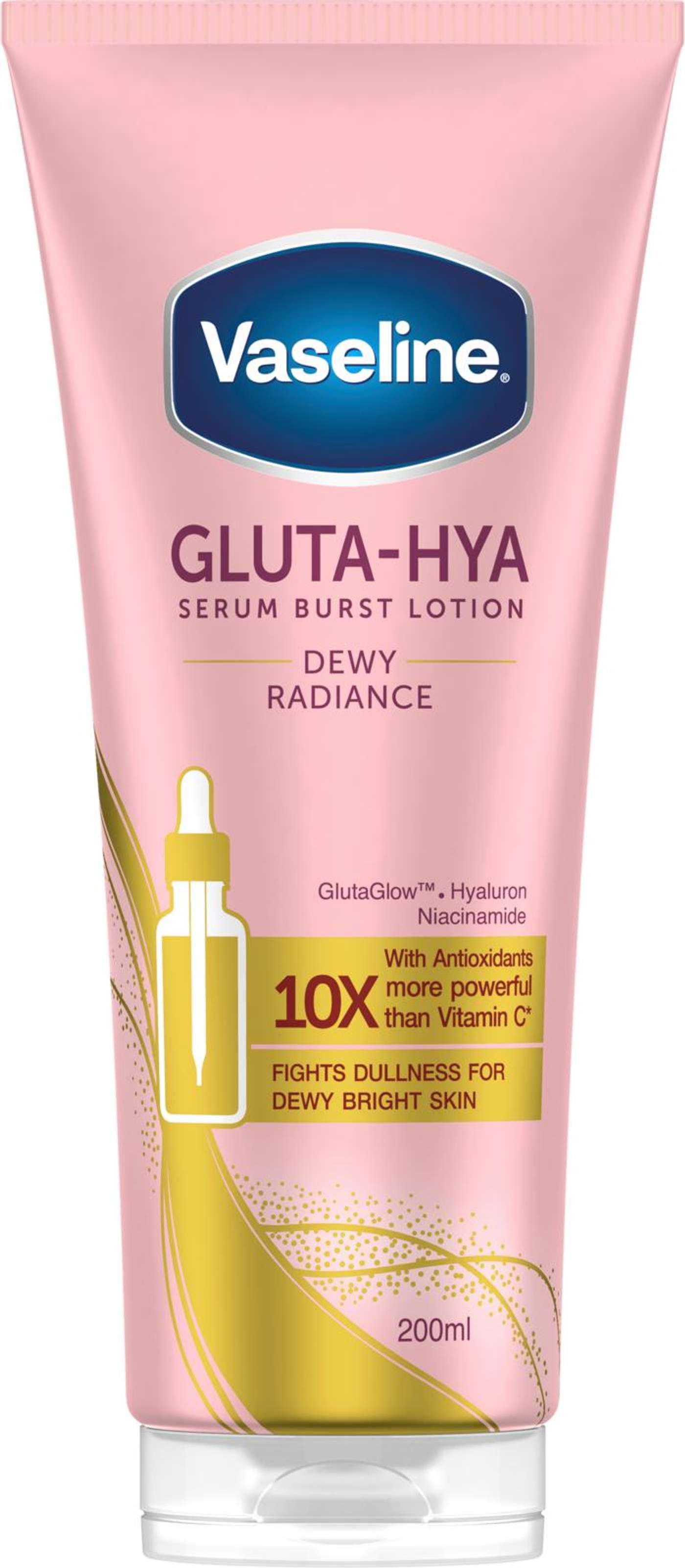 Vaseline Gluta-Hya Dewy Radiance Serum Burst Лосьон 200 мл