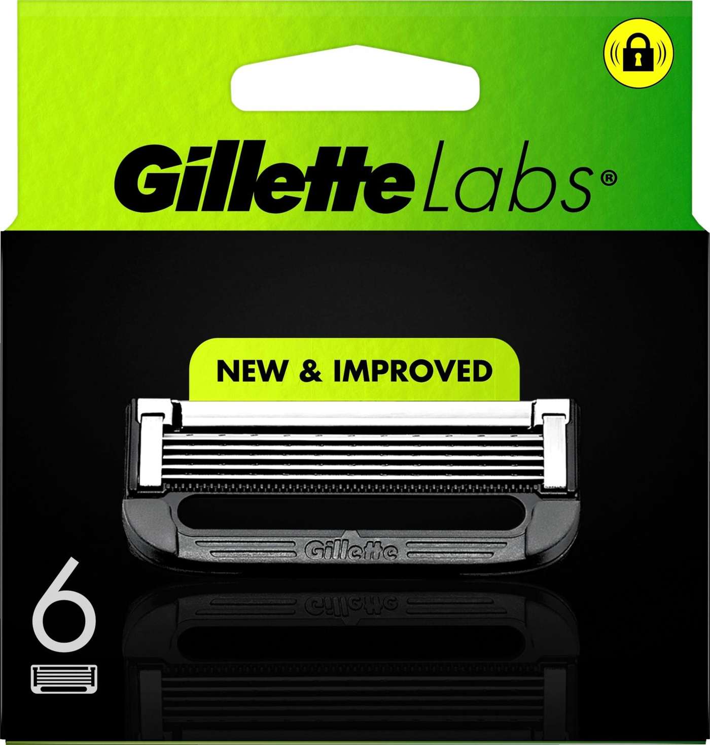 Лезвия Gillette Labs, 6 шт.