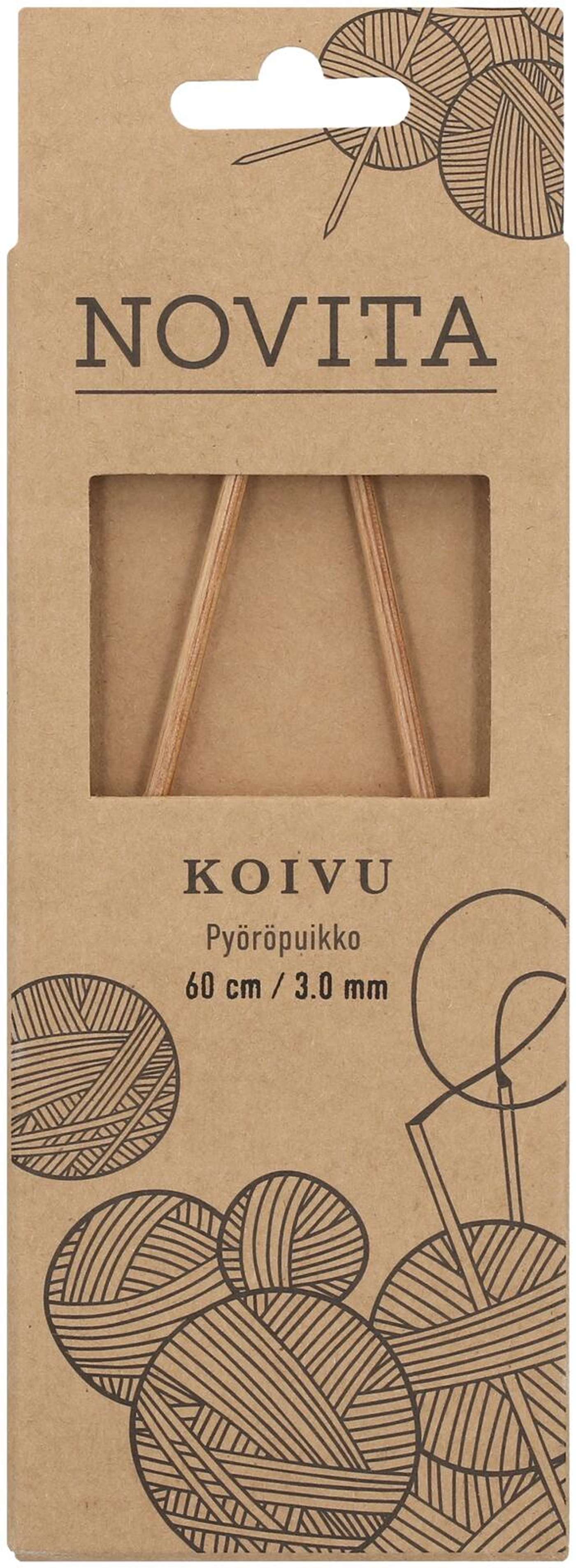 Novita Палочка круглая березовая 60см - 3мм