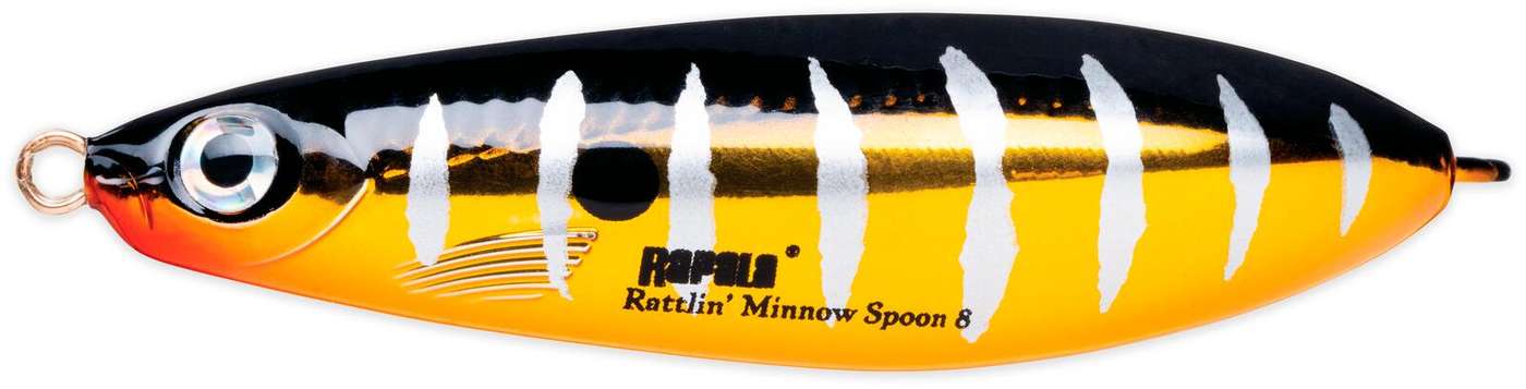 Блесна Rapala Rattlin' Minnow Spoon 08 RTR