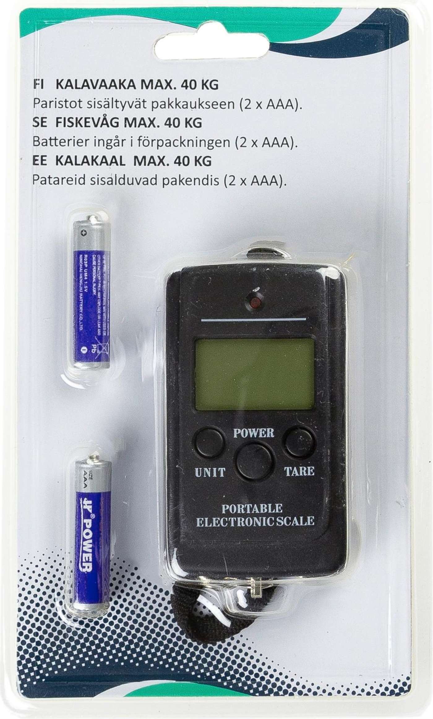 Цифровые весы для рыбы 40 кг CM7502 (цвет Черный)