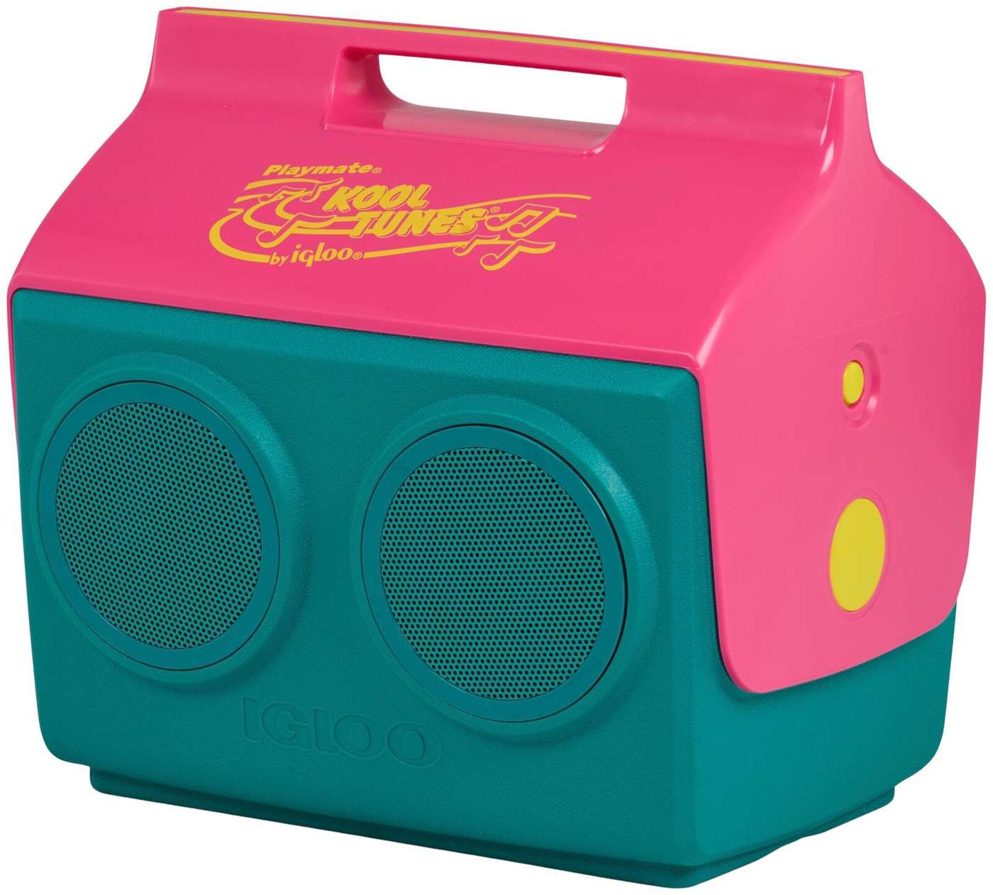 Сумка-холодильник Igloo Playmate Kooltunes с Bluetooth-колонками, 13 л, нефрит (цвет зеленый-розово-желтый)