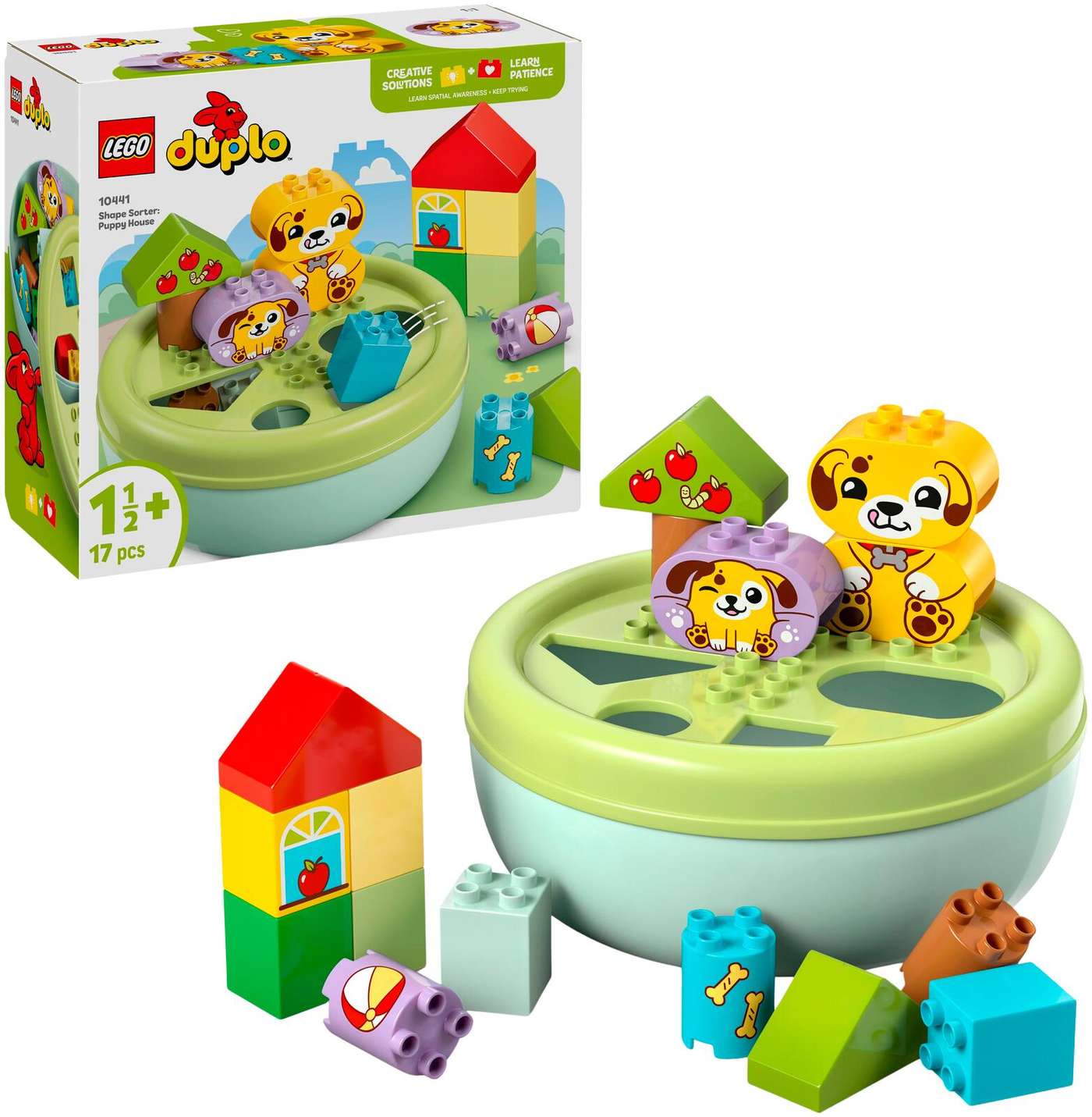 LEGO® DUPLO My First 10441. Изучаем формы: лежанка для собаки.