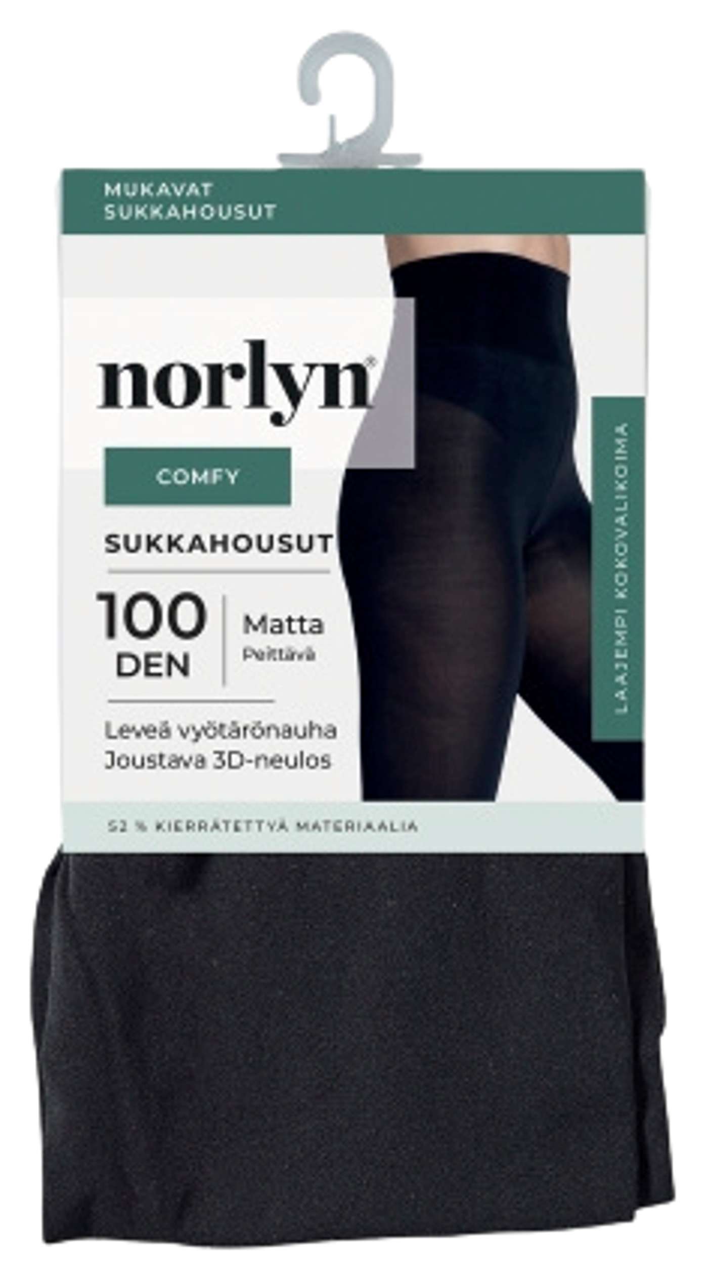 Колготки Norly Comfy 100 ден. (размер 36-40, цвет черный)