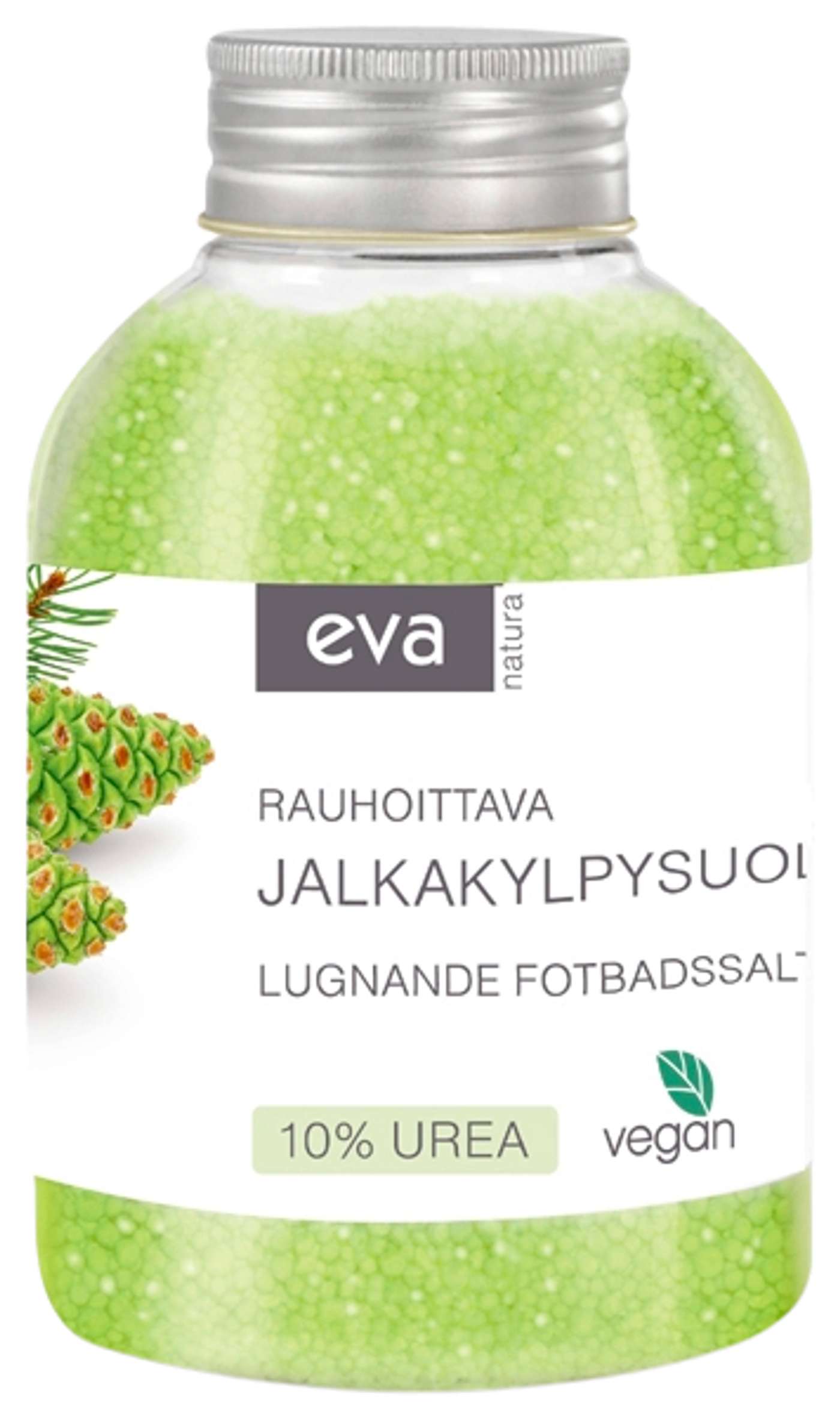 Eva Natura успокаивающая соль для ванн для ног 600 г + 10% мочевина
