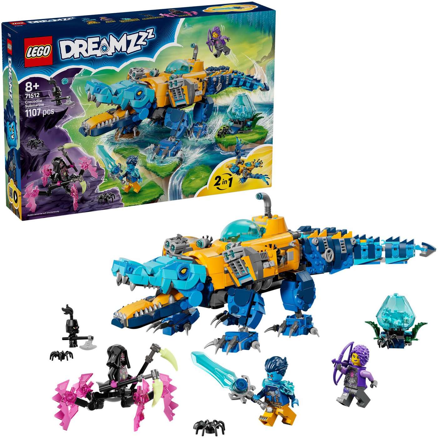 LEGO® DREAMZzz 71512 Подводная лодка «Крокодил»