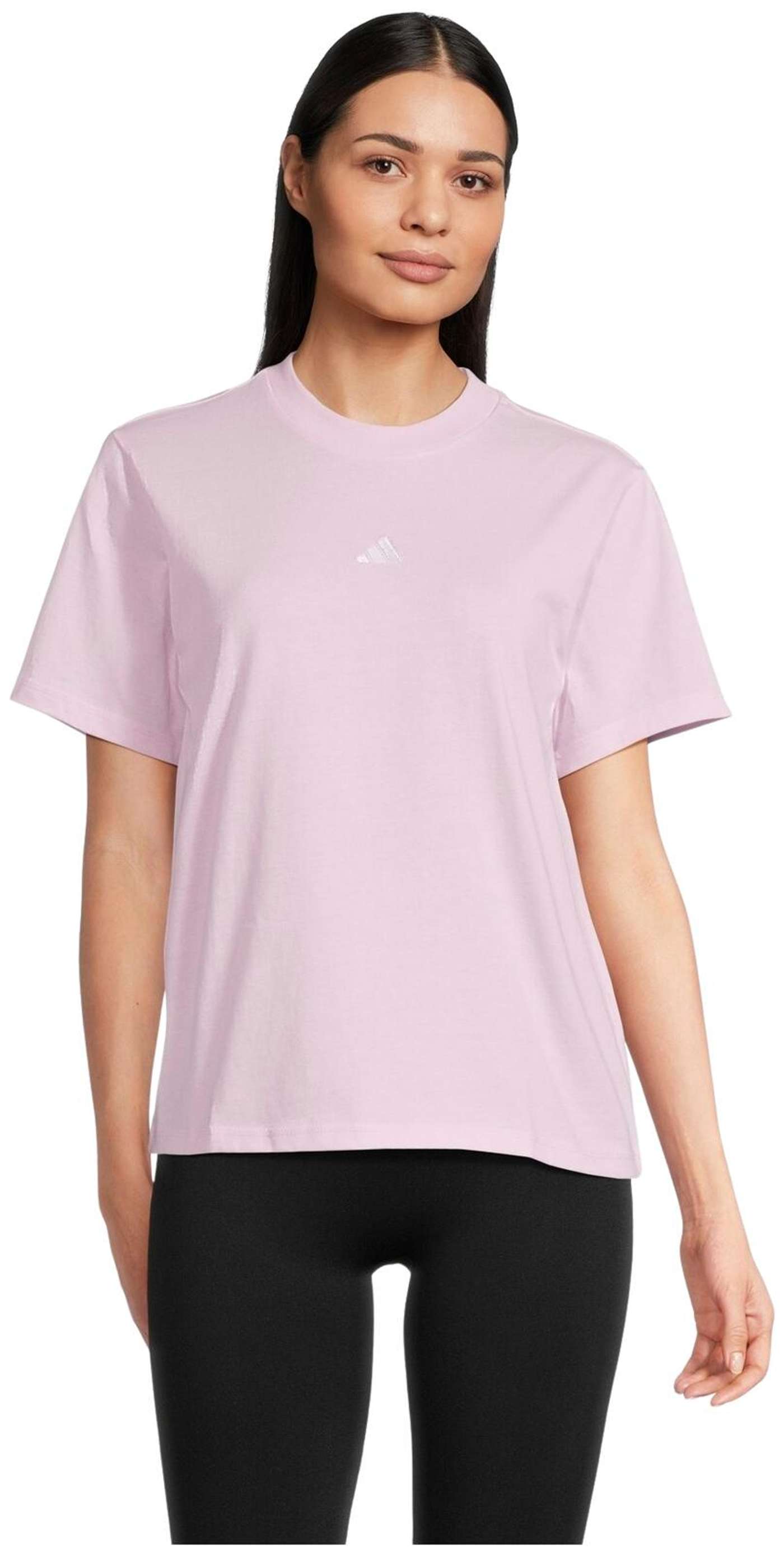 женская футболка adidas JI6073 (размер С, цвет розовый)