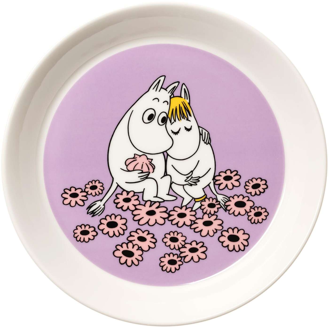 Тарелка в виде шишек Moomin Arabia Moomin Heart 19см (цвет Фиолетовый)