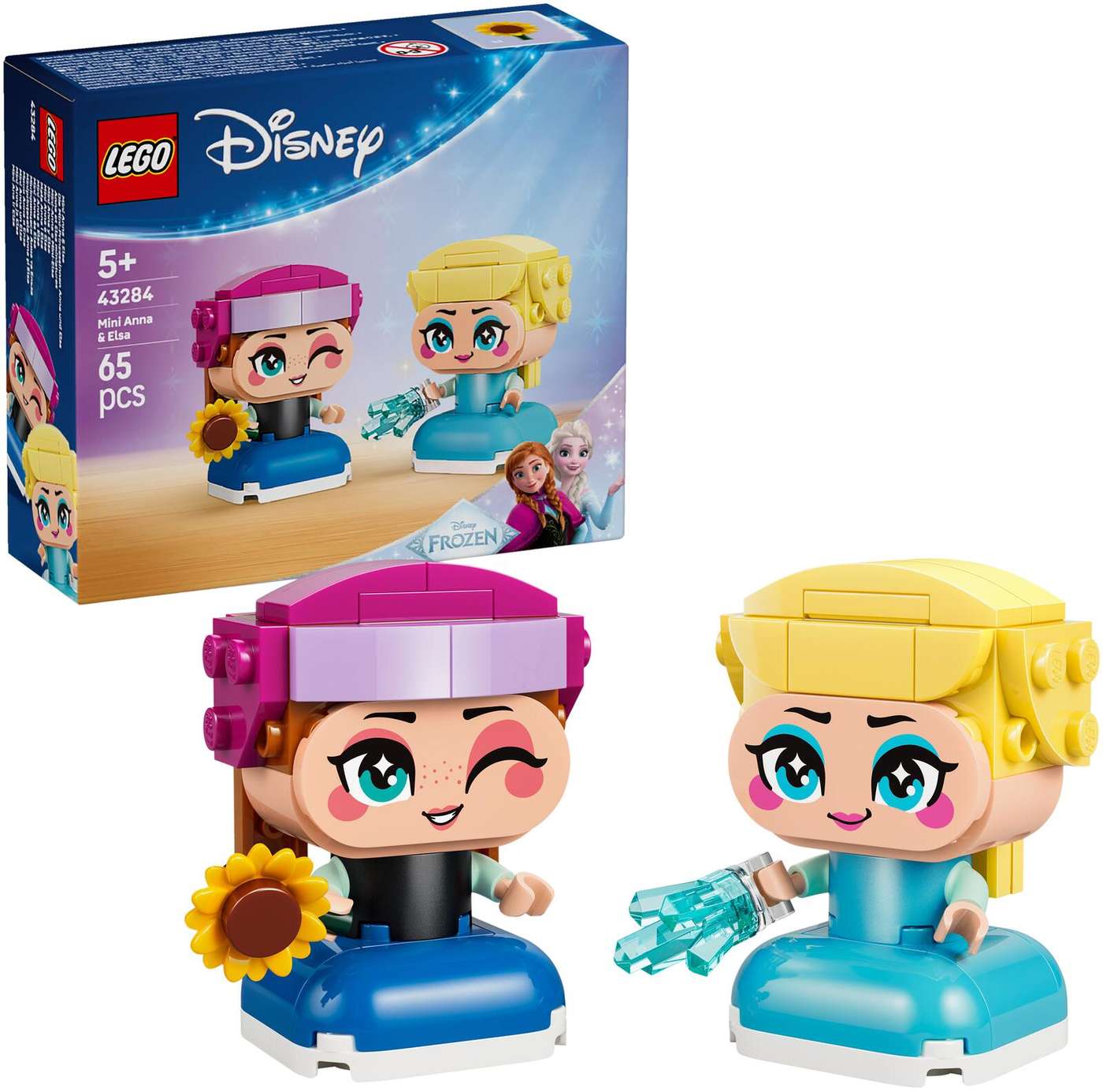 LEGO® Disney Princess 43284 Анна и Эльза в миниатюрном размере