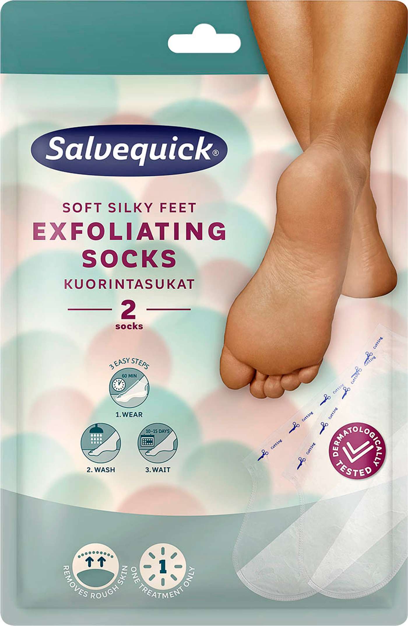 Salvequick Отшелушивающие носки 2 шт.