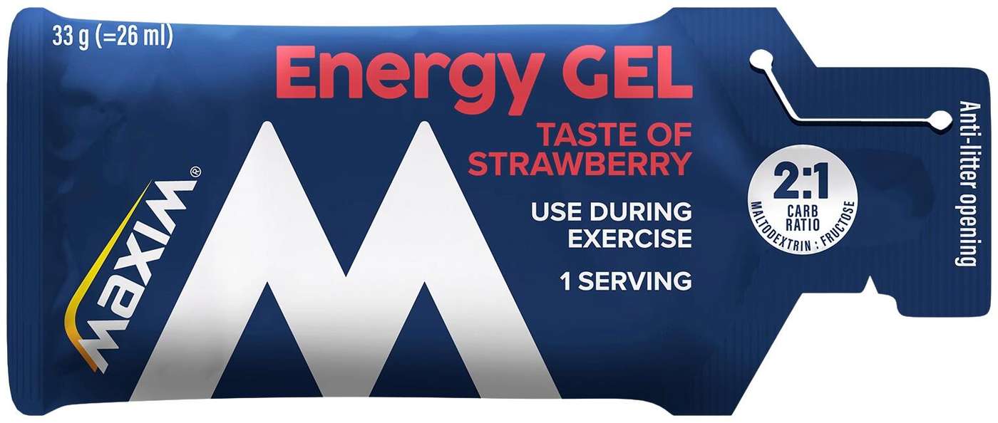 Maxim Energy Gel Гель со вкусом клубники со вкусом клубники 33г