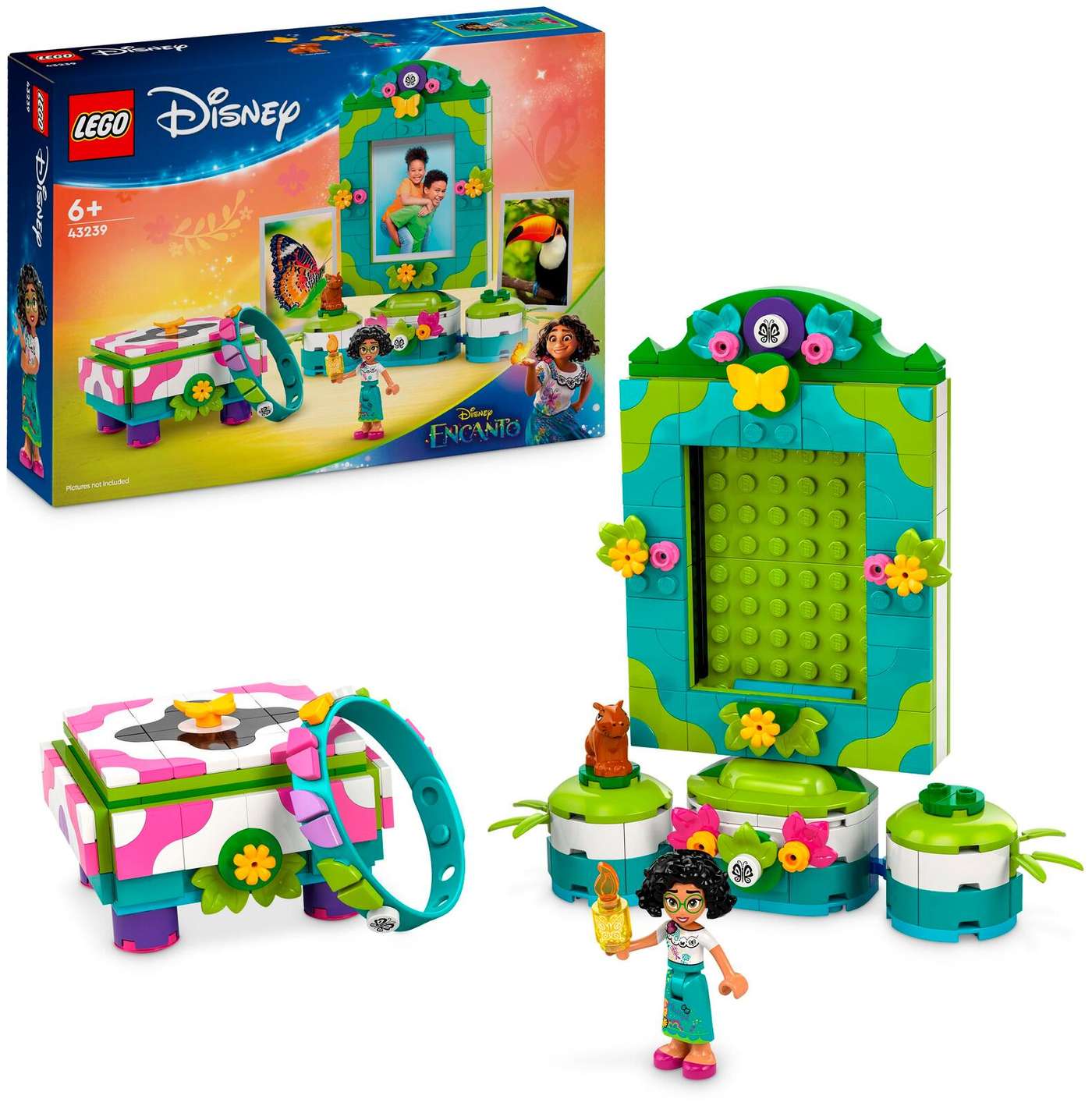 LEGO® Disney Classic 43239 Рамка для фотографий Мирабель и шкатулка для драгоценностей