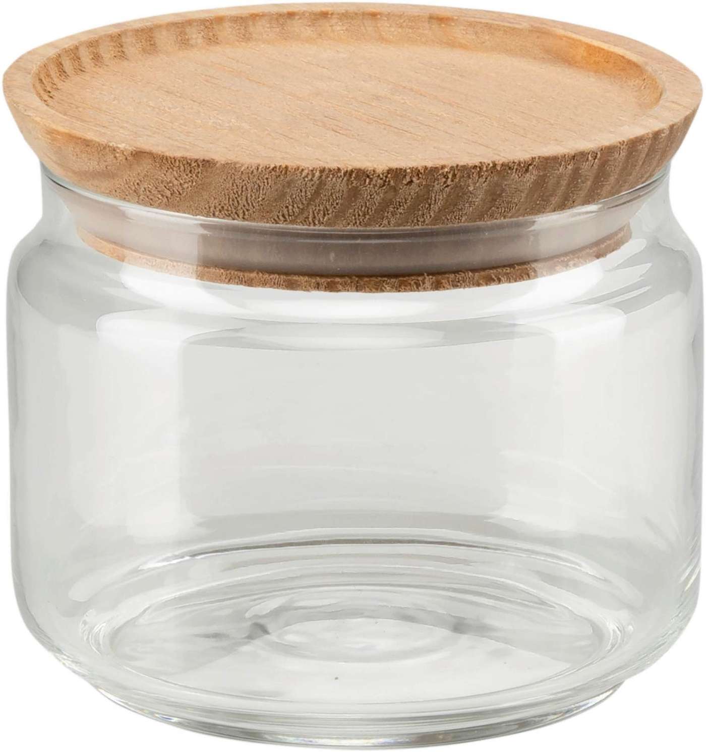 Стеклянная банка Luminarc с деревянной крышкой Pure Jar 0, 5 л (цвет прозрачный)
