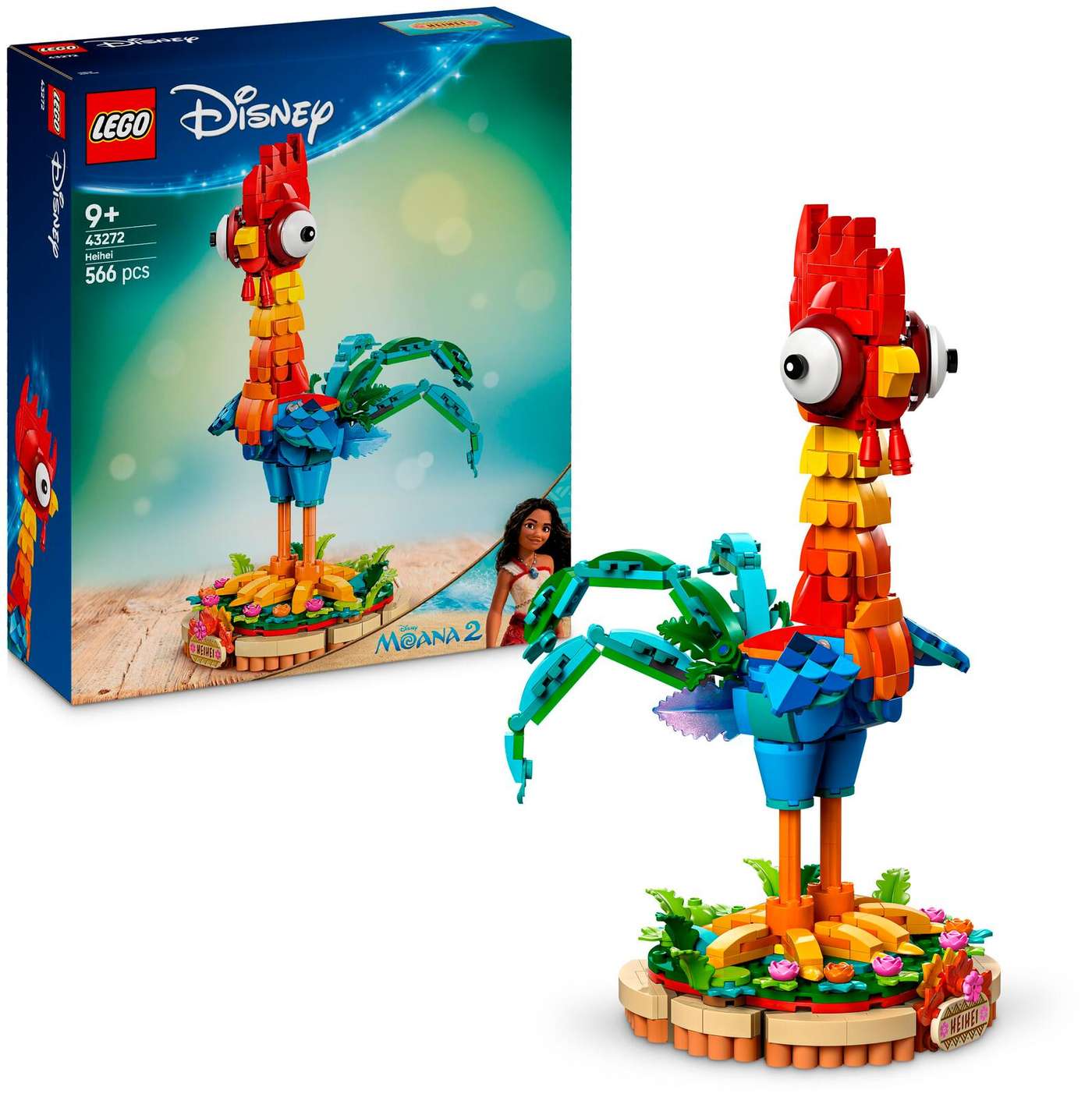 LEGO® Disney Моана 2 Хэйхэй, сборка фигурок животных 43272