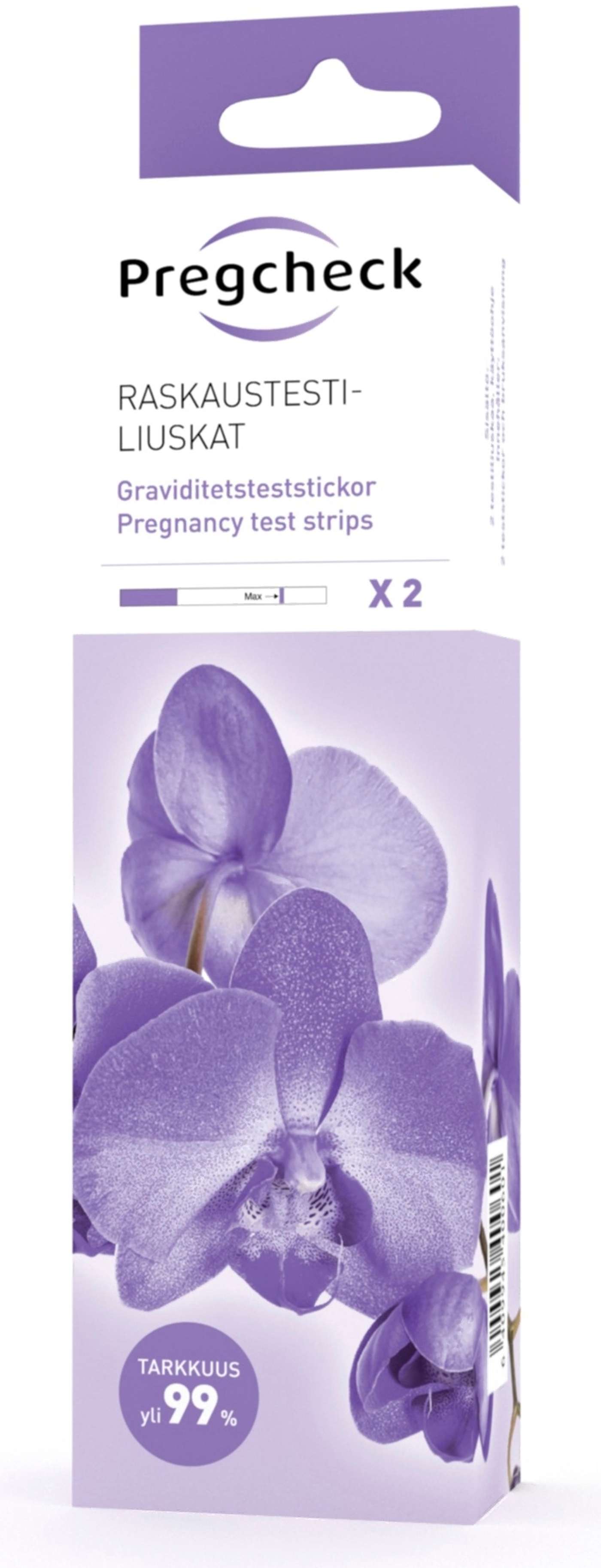 Тест-полоски на беременность Pregcheck 2 шт.