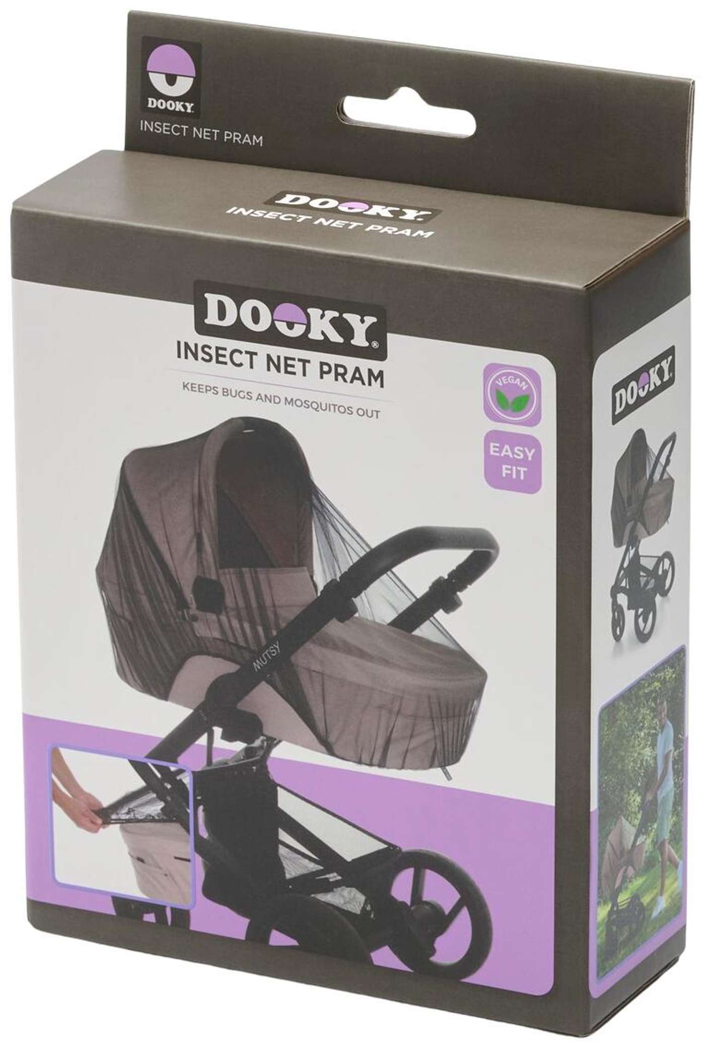 Dooky Сетка от насекомых для колясок, черная