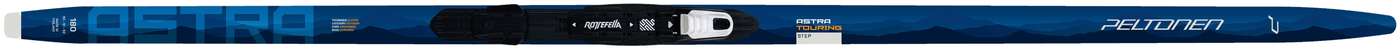 Лыжи с базовым сцеплением Peltonen Astra Touring Step Medium + базовая сторона (размер 160, цвет СИНИЙ)