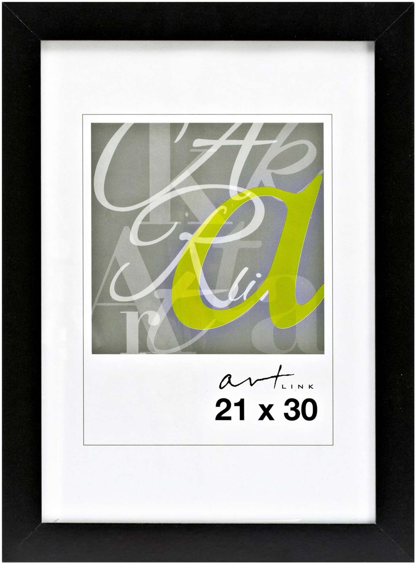 Рамка Art Link Trendline 21 x 30 см черная (цвет черный)