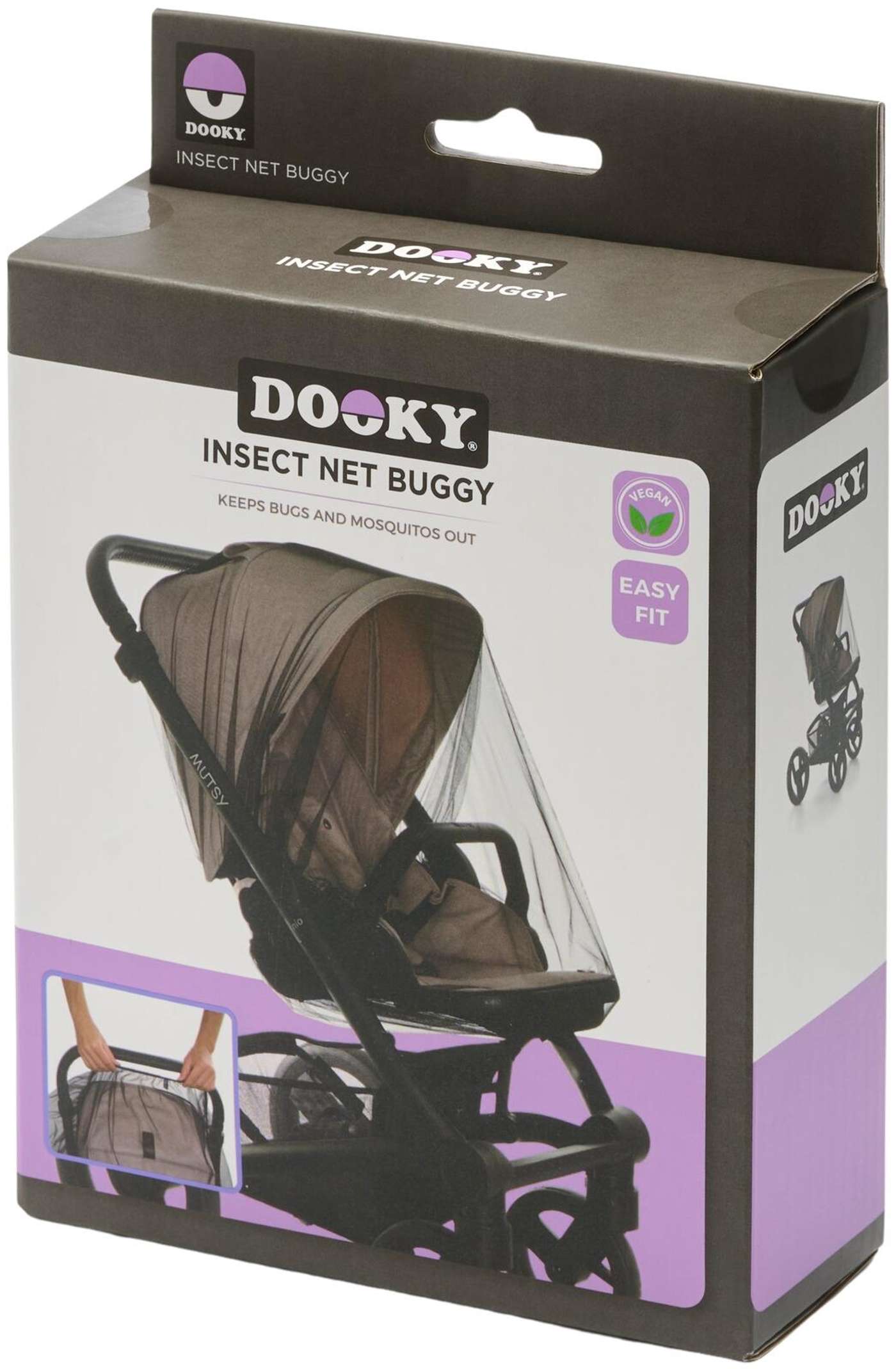 Dooky Сетка от насекомых для колясок, черная
